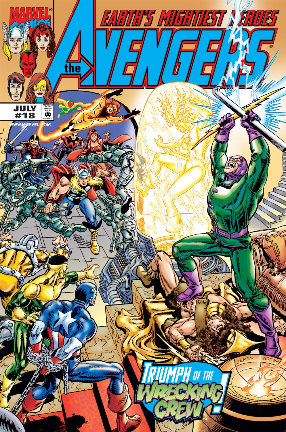 Read online Avengers (1998) comic -  Issue #18 - 1