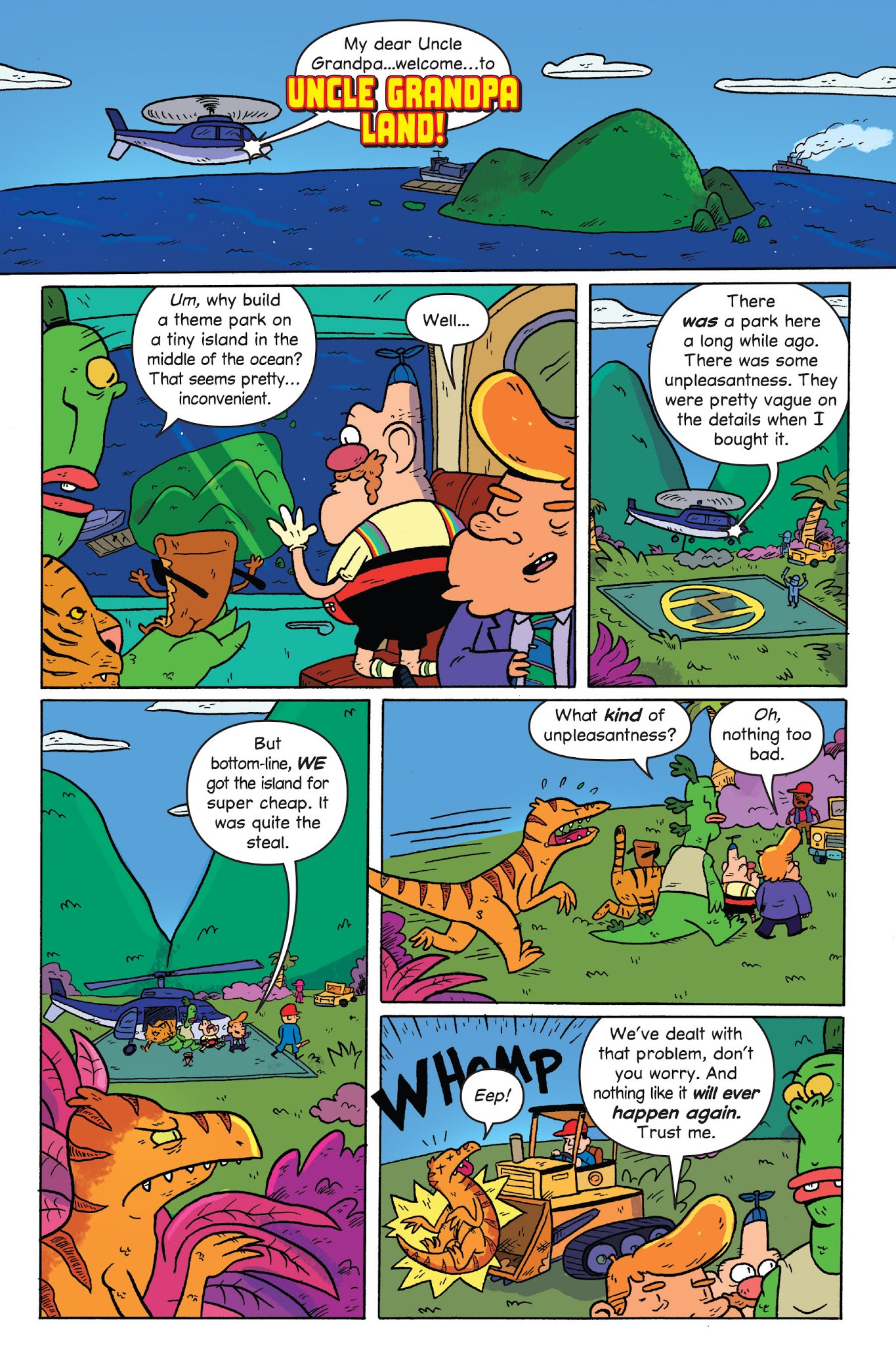 Read online Uncle Grandpa in Uncle Grandpaland comic -  Issue # TPB - 21