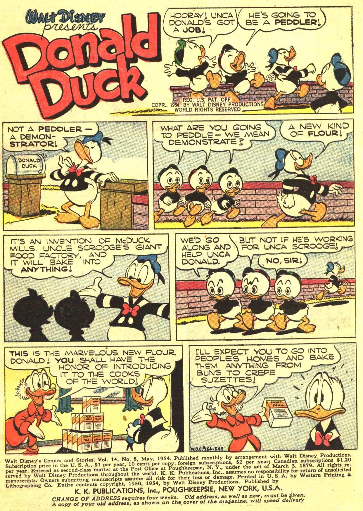 Read online Walt Disney's Comics and Stories comic -  Issue #164 - 2