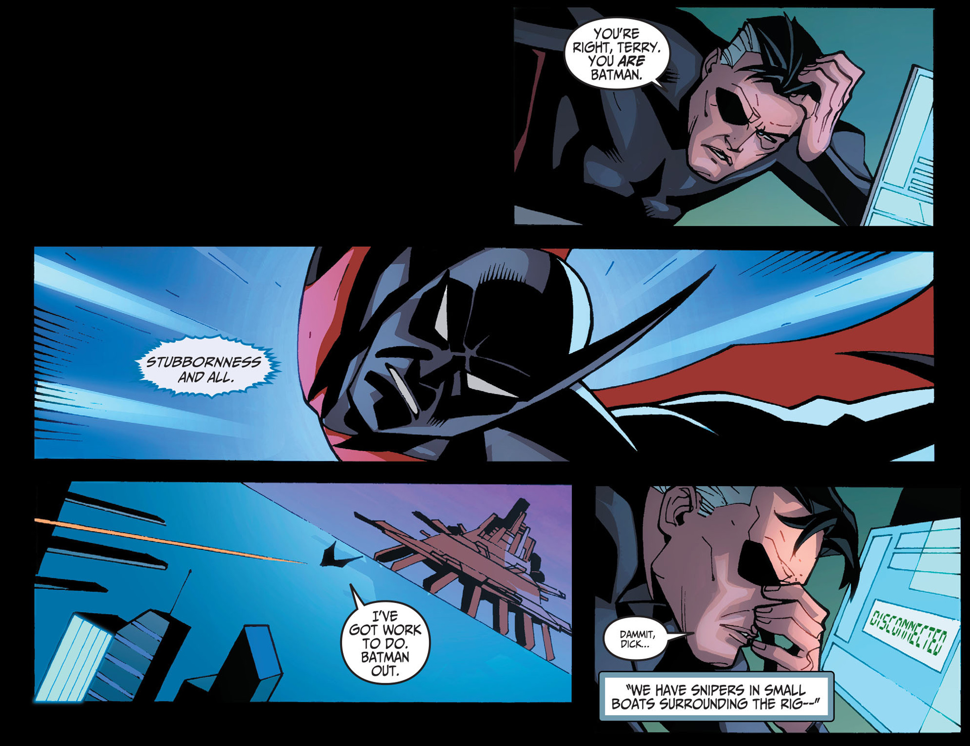 Read online Batman Beyond 2.0 comic -  Issue #4 - 4