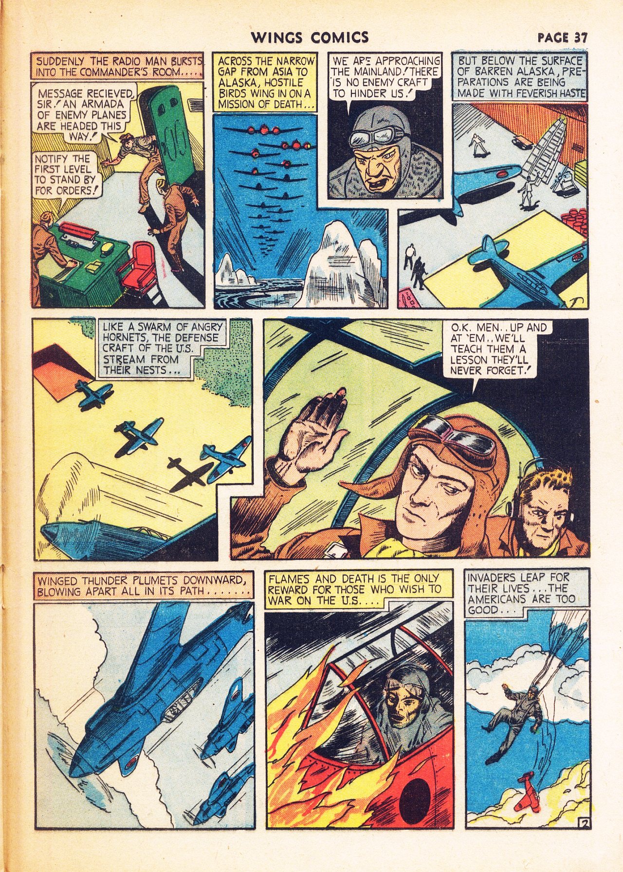 Read online Wings Comics comic -  Issue #8 - 39