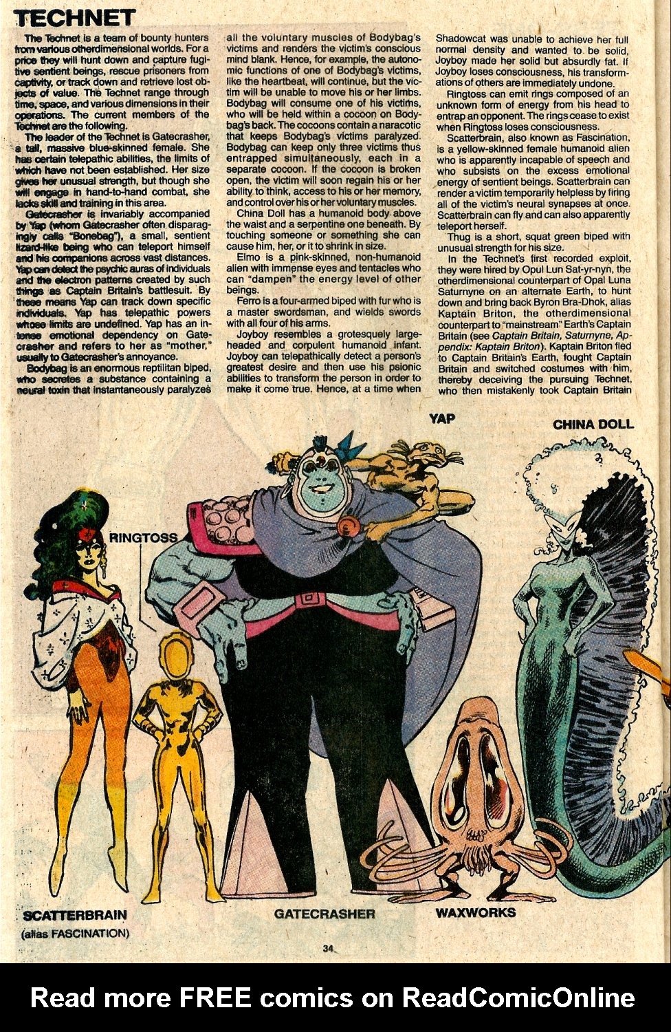 Read online The Official Handbook of the Marvel Universe: Update '89 comic -  Issue #7 - 36