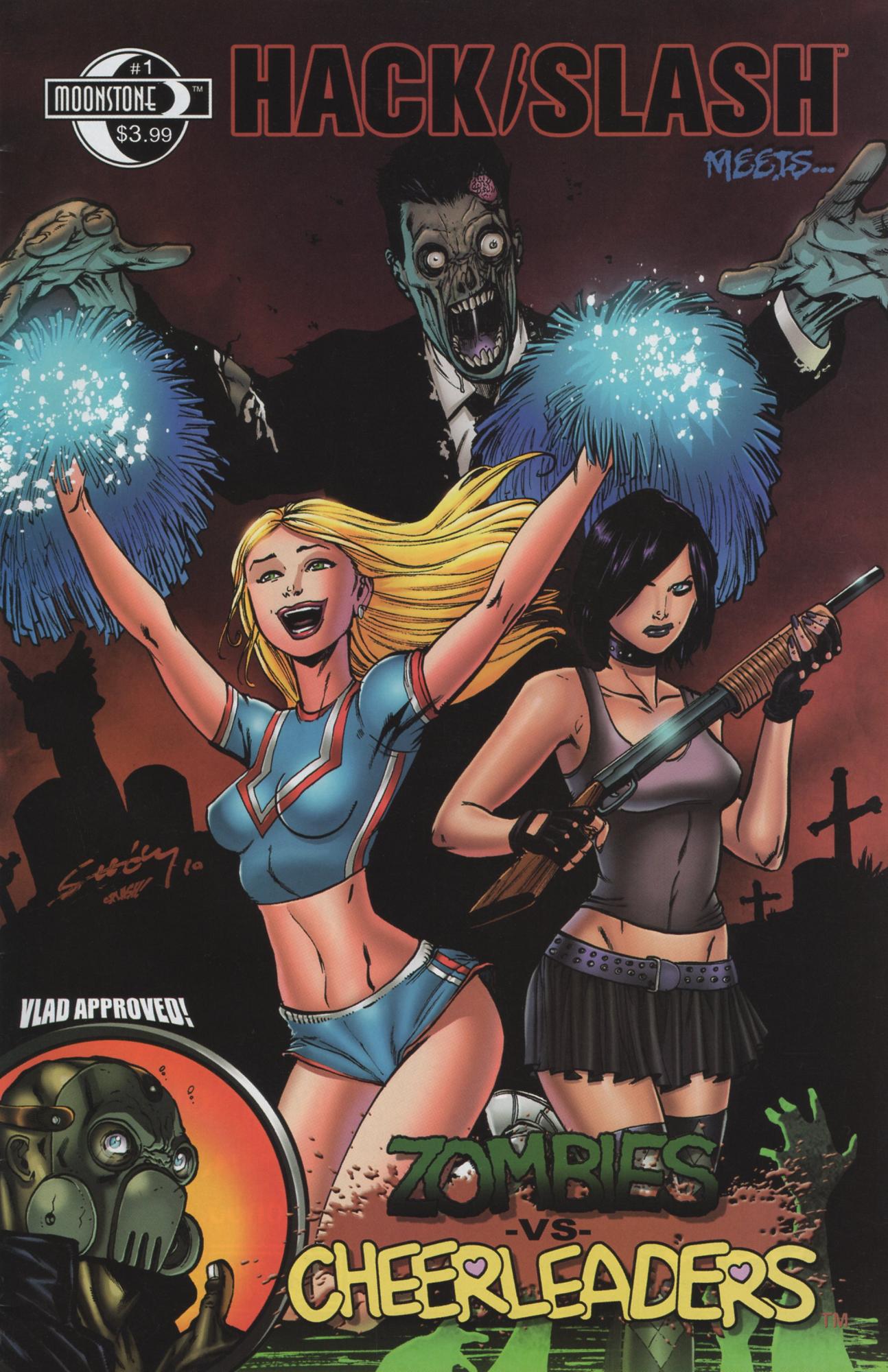 Read online Hack/Slash Meets Zombies vs. Cheerleaders comic -  Issue # Full - 1