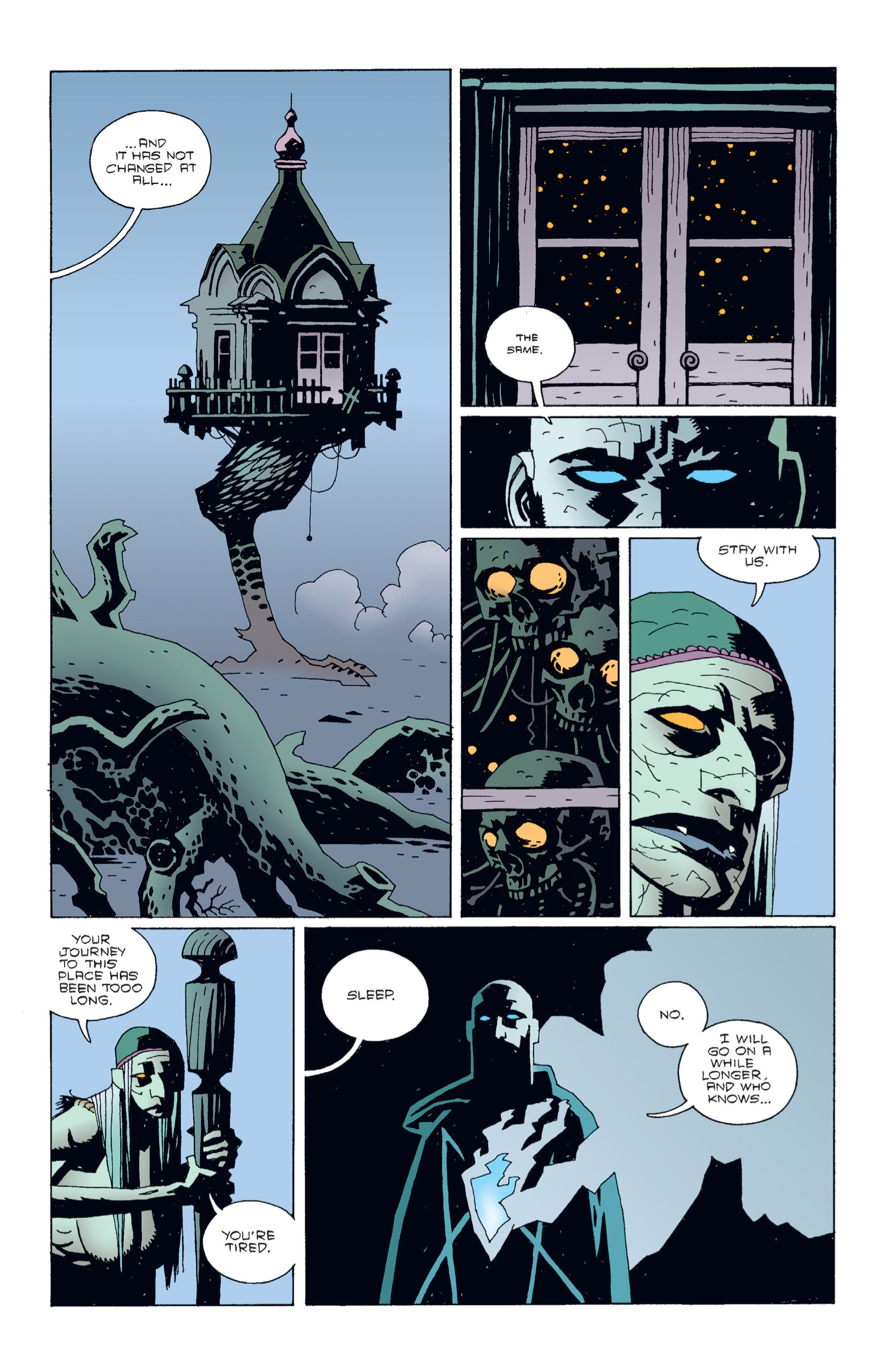 Read online Hellboy comic -  Issue #2 - 136
