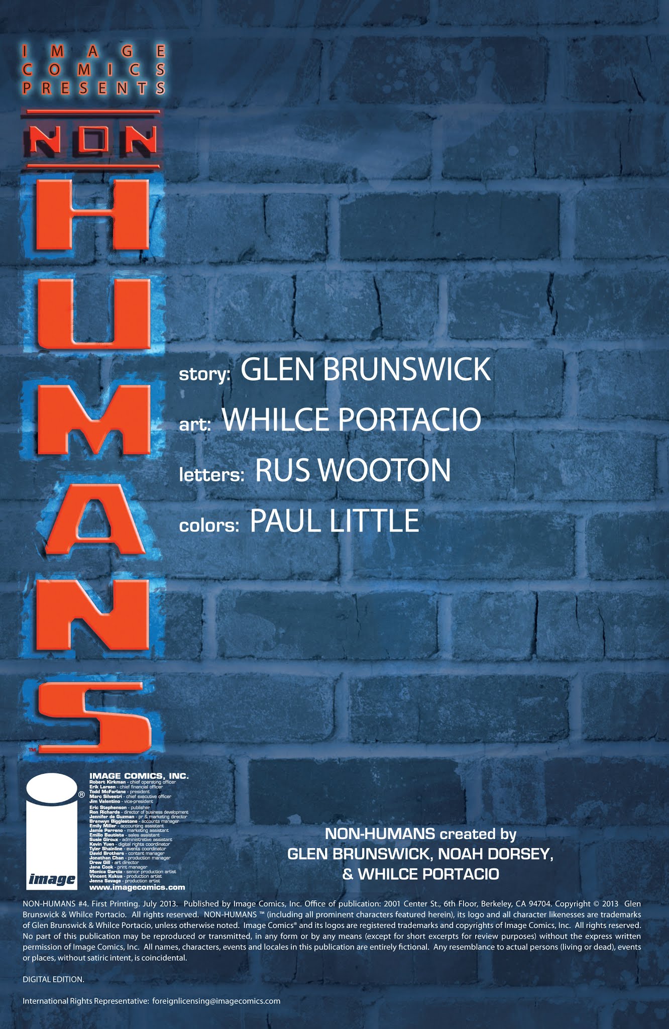 Read online Non-Humans comic -  Issue #4 - 2