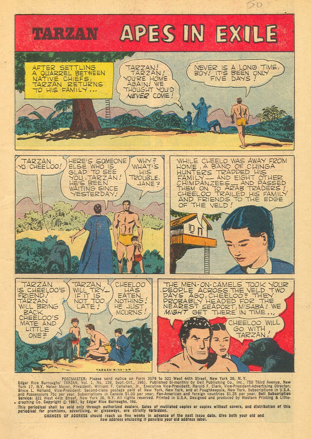 Read online Tarzan (1948) comic -  Issue #126 - 3