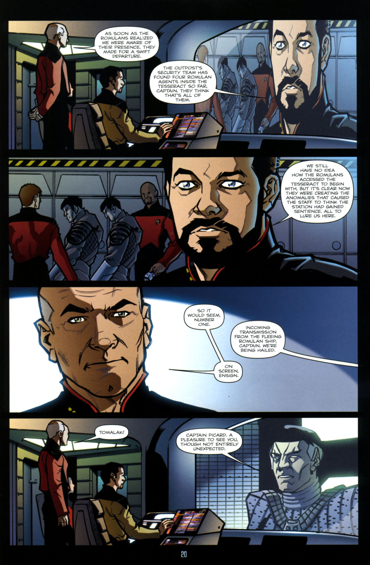 Read online Star Trek: The Next Generation: Intelligence Gathering comic -  Issue #1 - 23