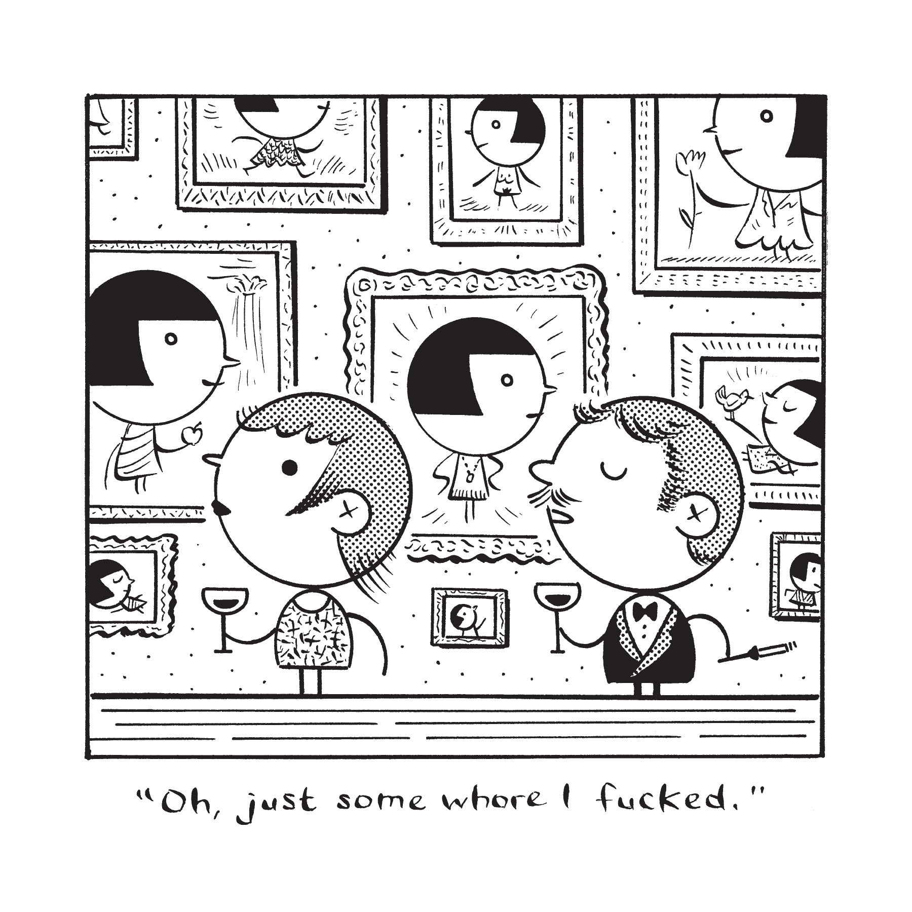 Read online Ho! The Morally Questionable Cartoons of Ivan Brunetti comic -  Issue # TPB - 111