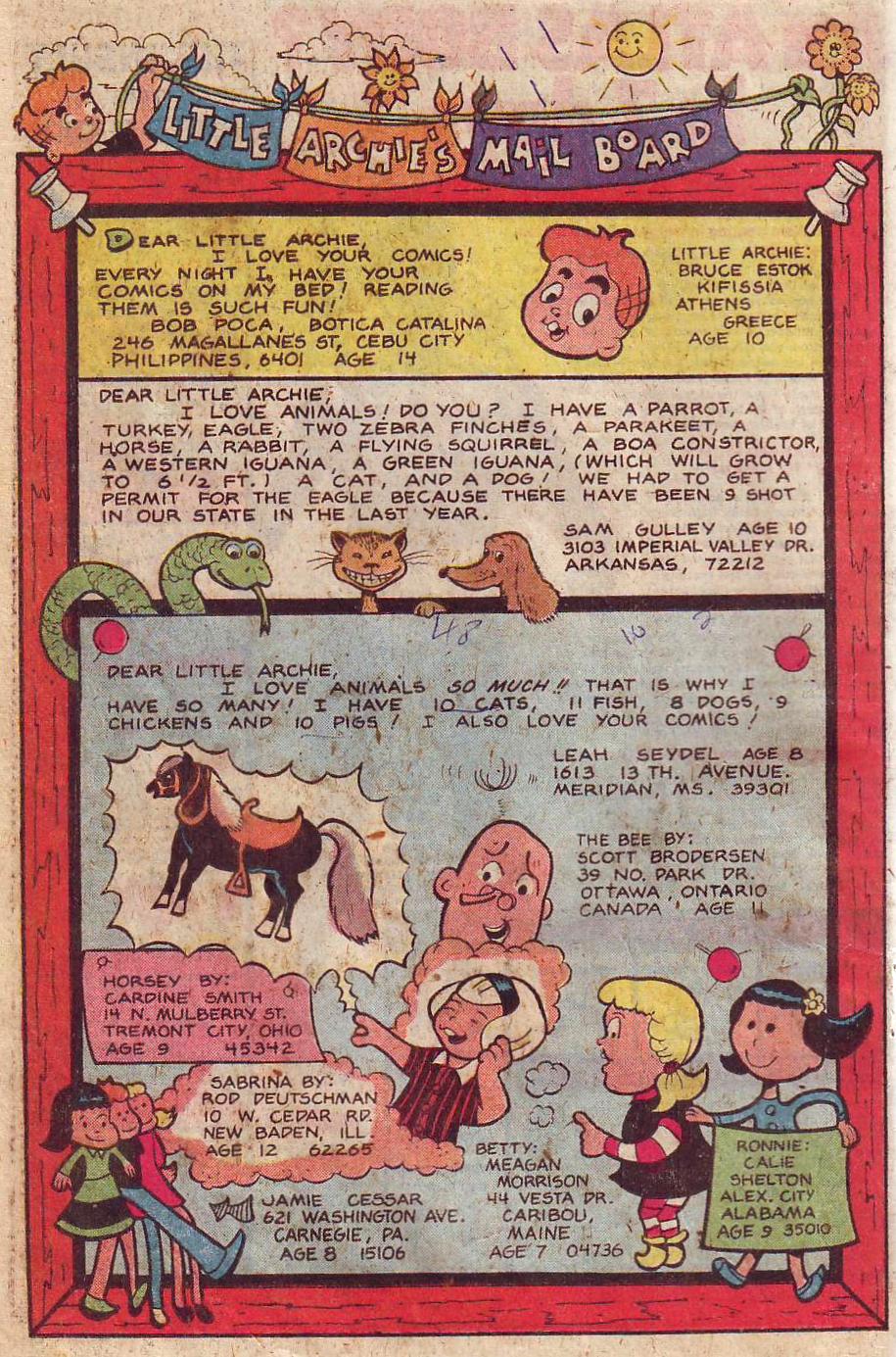 Read online The Adventures of Little Archie comic -  Issue #148 - 26