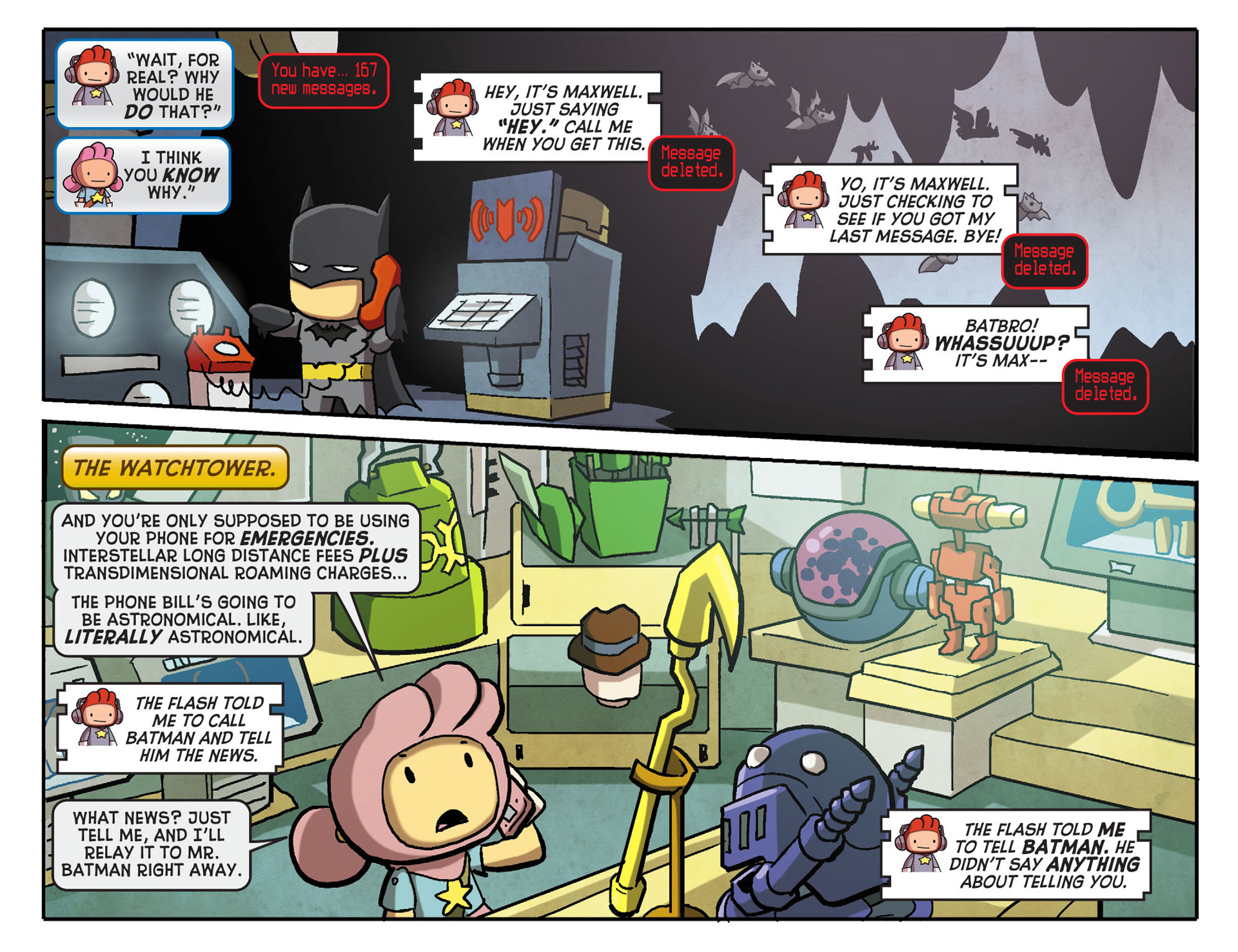 Read online Scribblenauts Unmasked: A Crisis of Imagination comic -  Issue #6 - 12