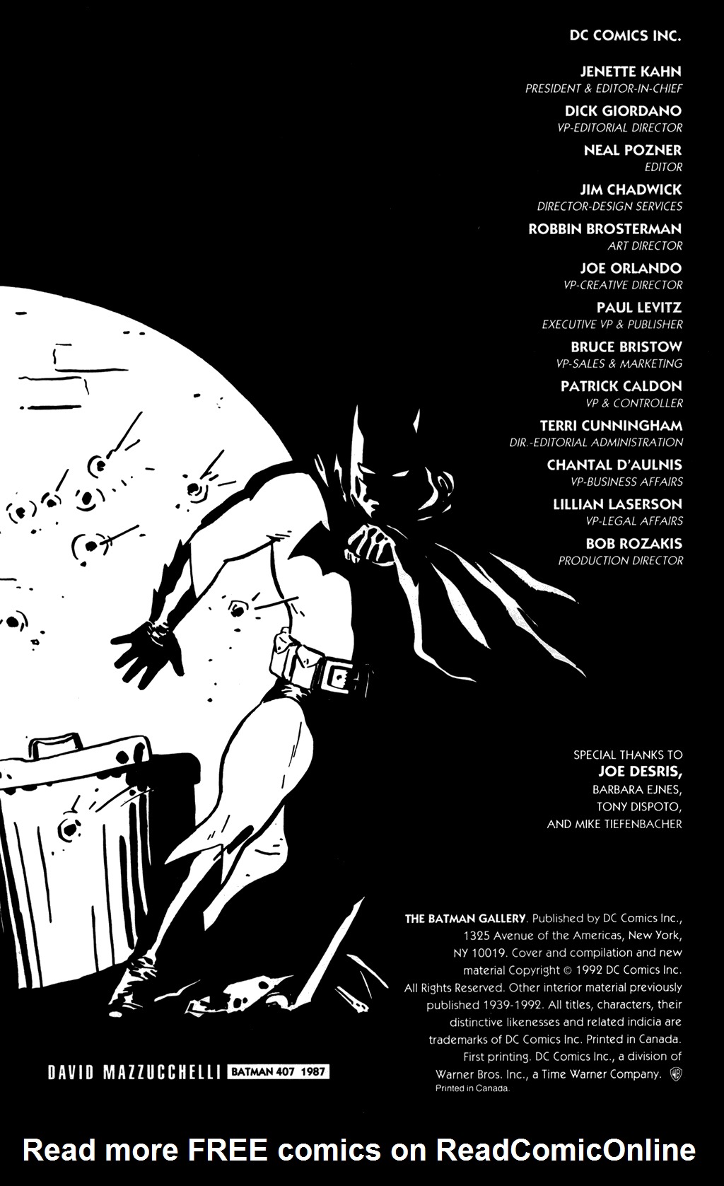 Read online Batman Gallery comic -  Issue # Full - 2