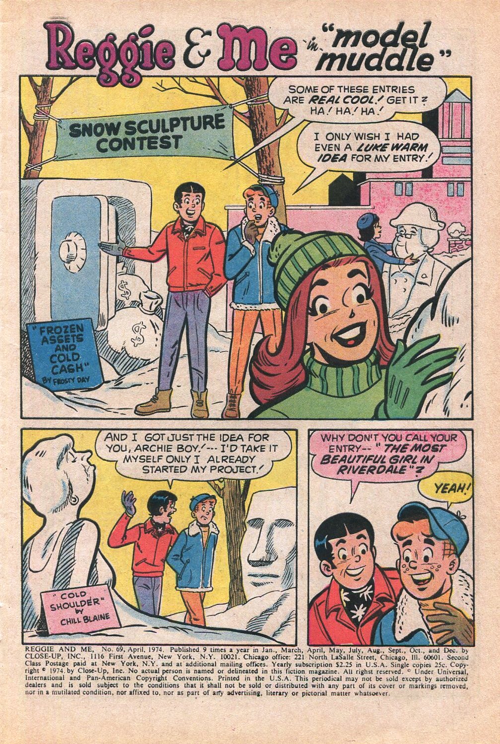 Read online Reggie and Me (1966) comic -  Issue #69 - 3