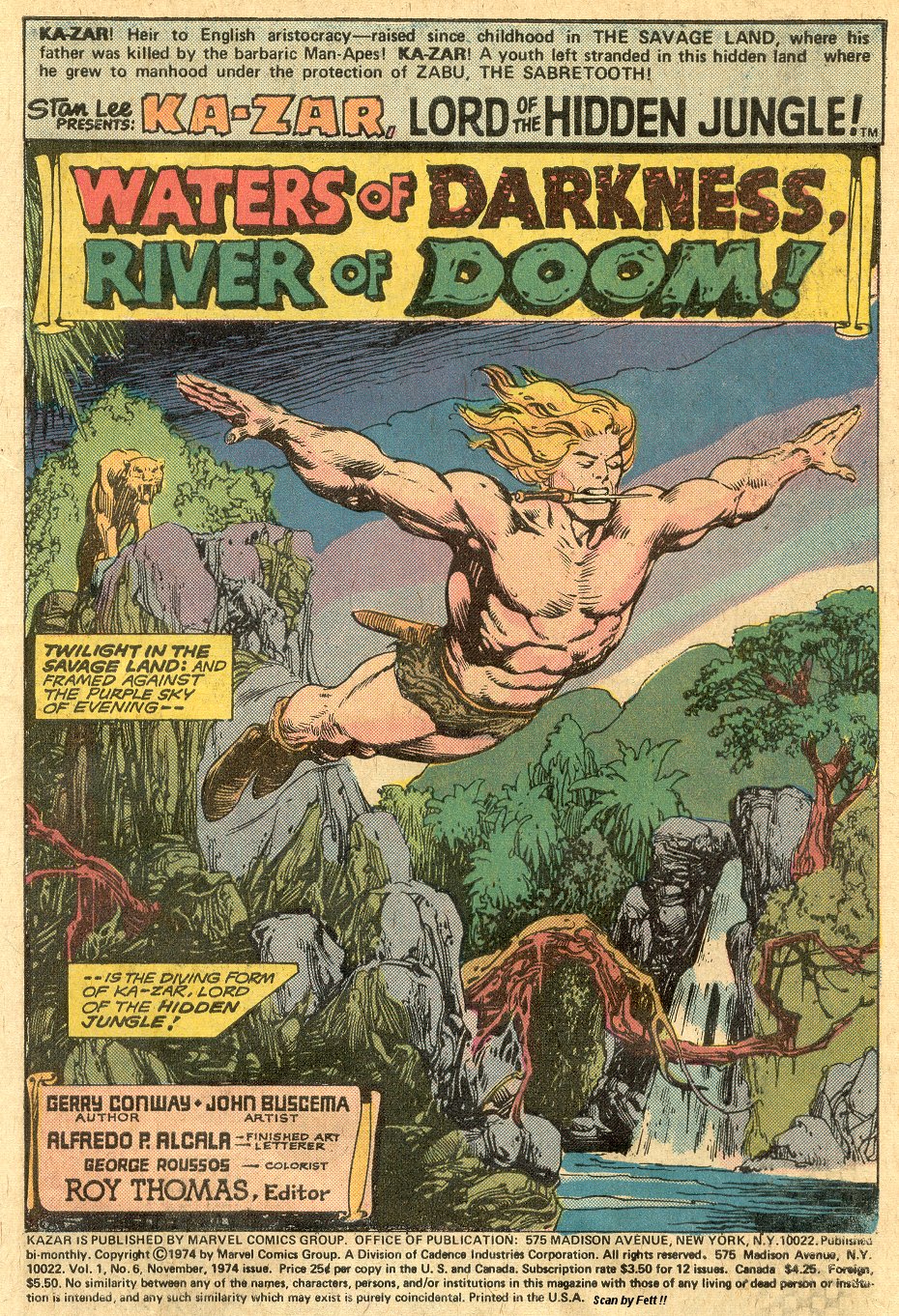 Read online Ka-Zar comic -  Issue #6 - 2
