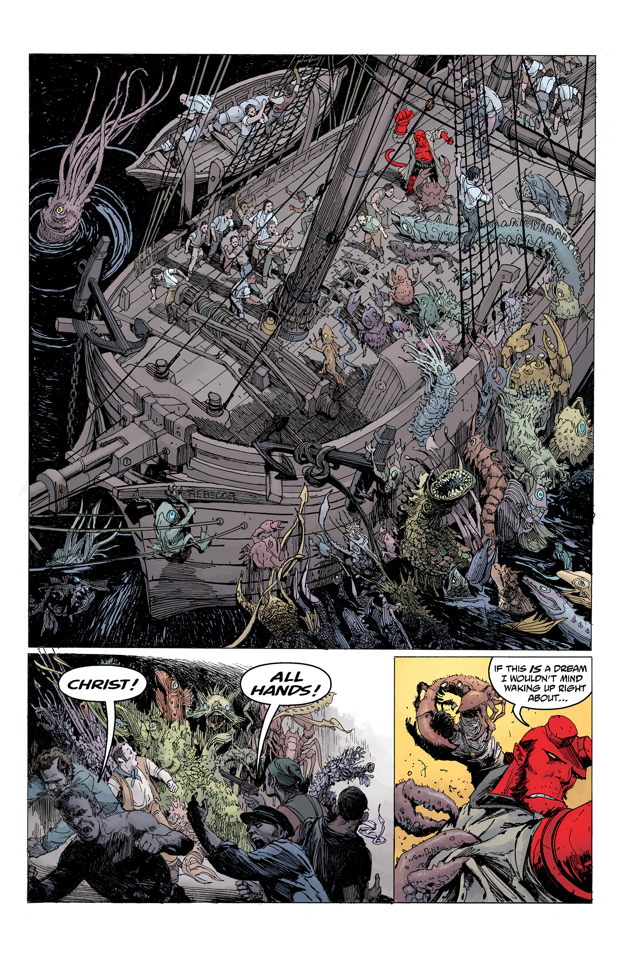 Read online Hellboy: Into the Silent Sea comic -  Issue # Full - 45