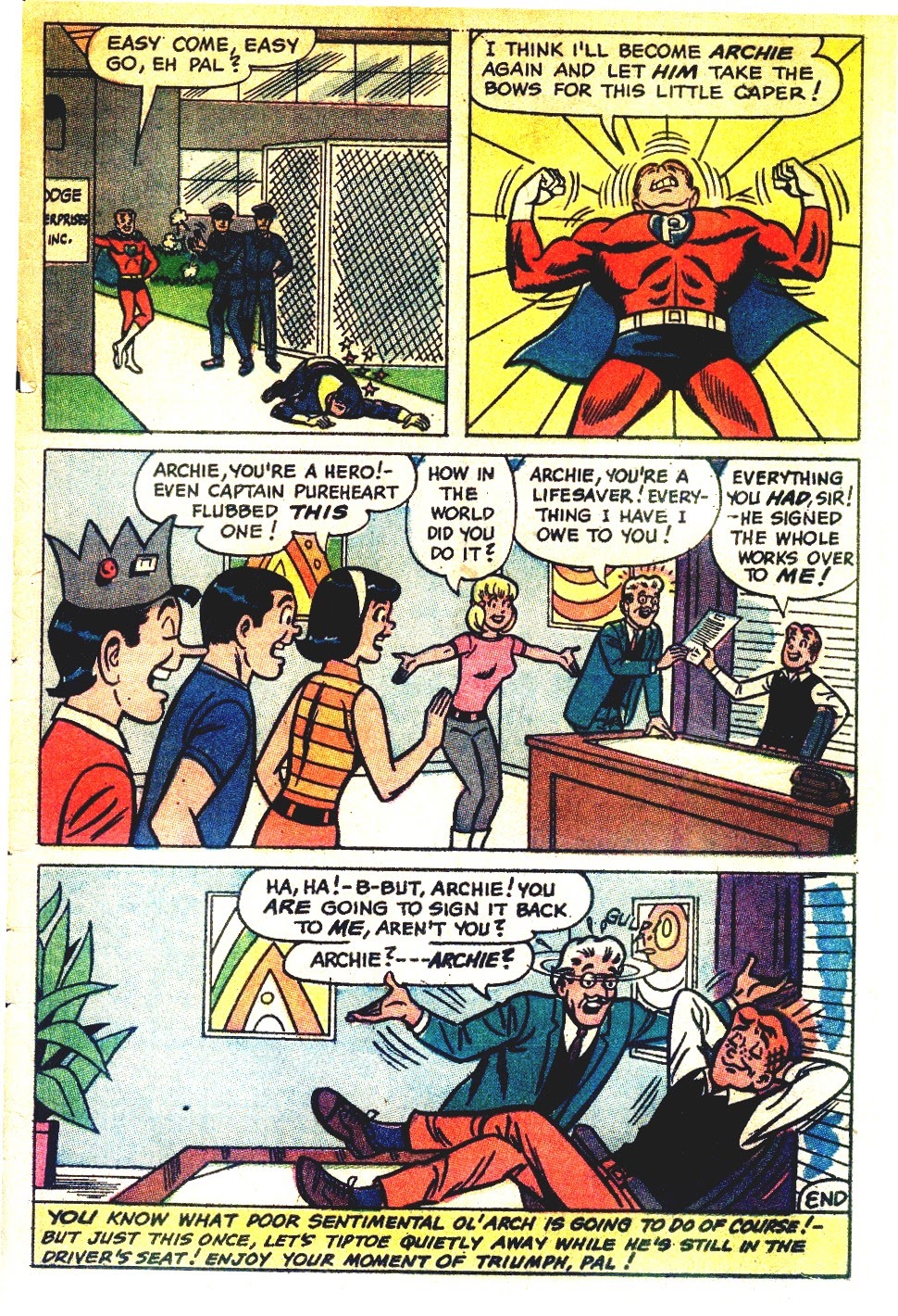 Read online Archie as Captain Pureheart comic -  Issue #6 - 33