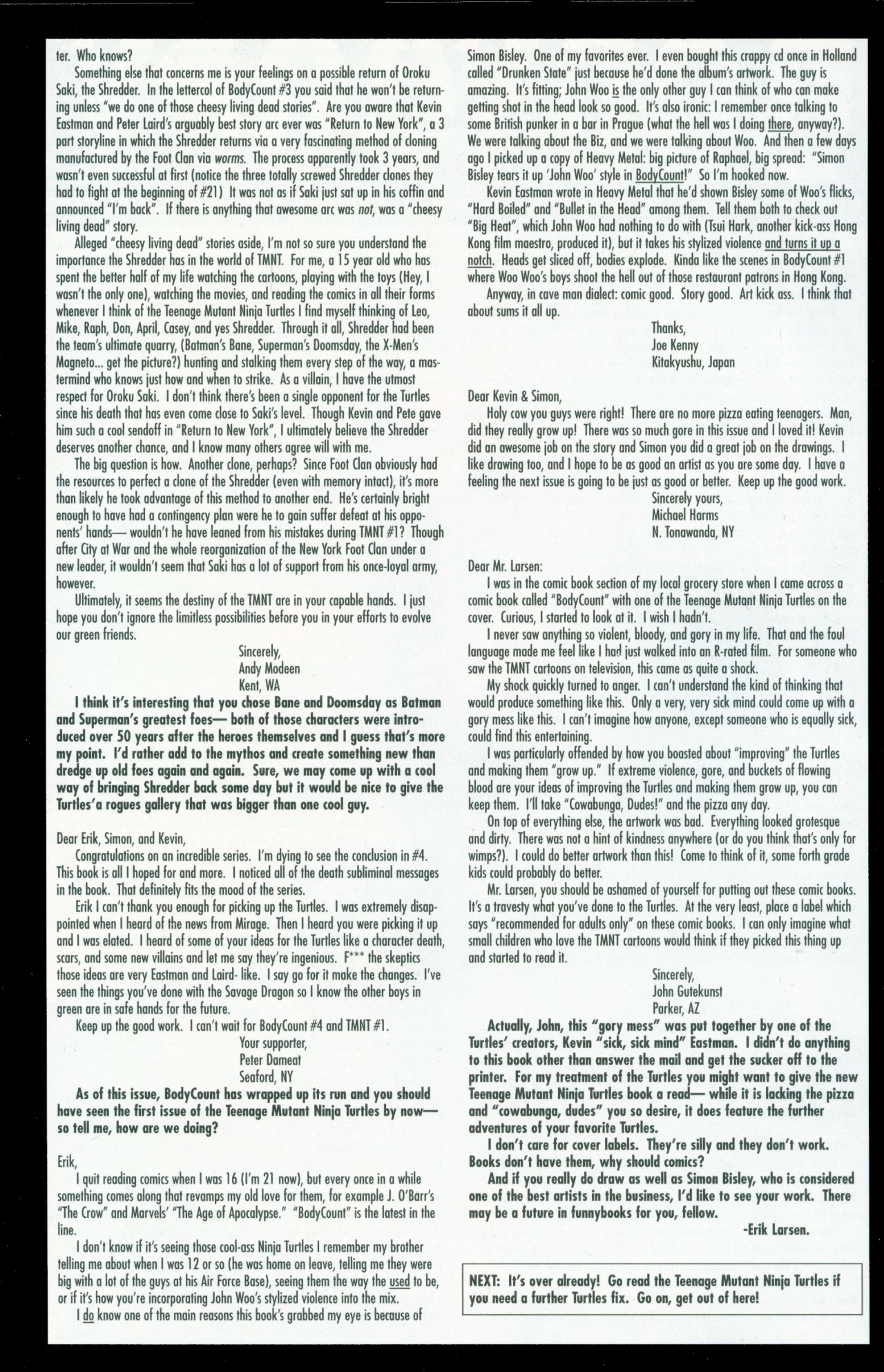 Read online Bodycount comic -  Issue #4 - 30