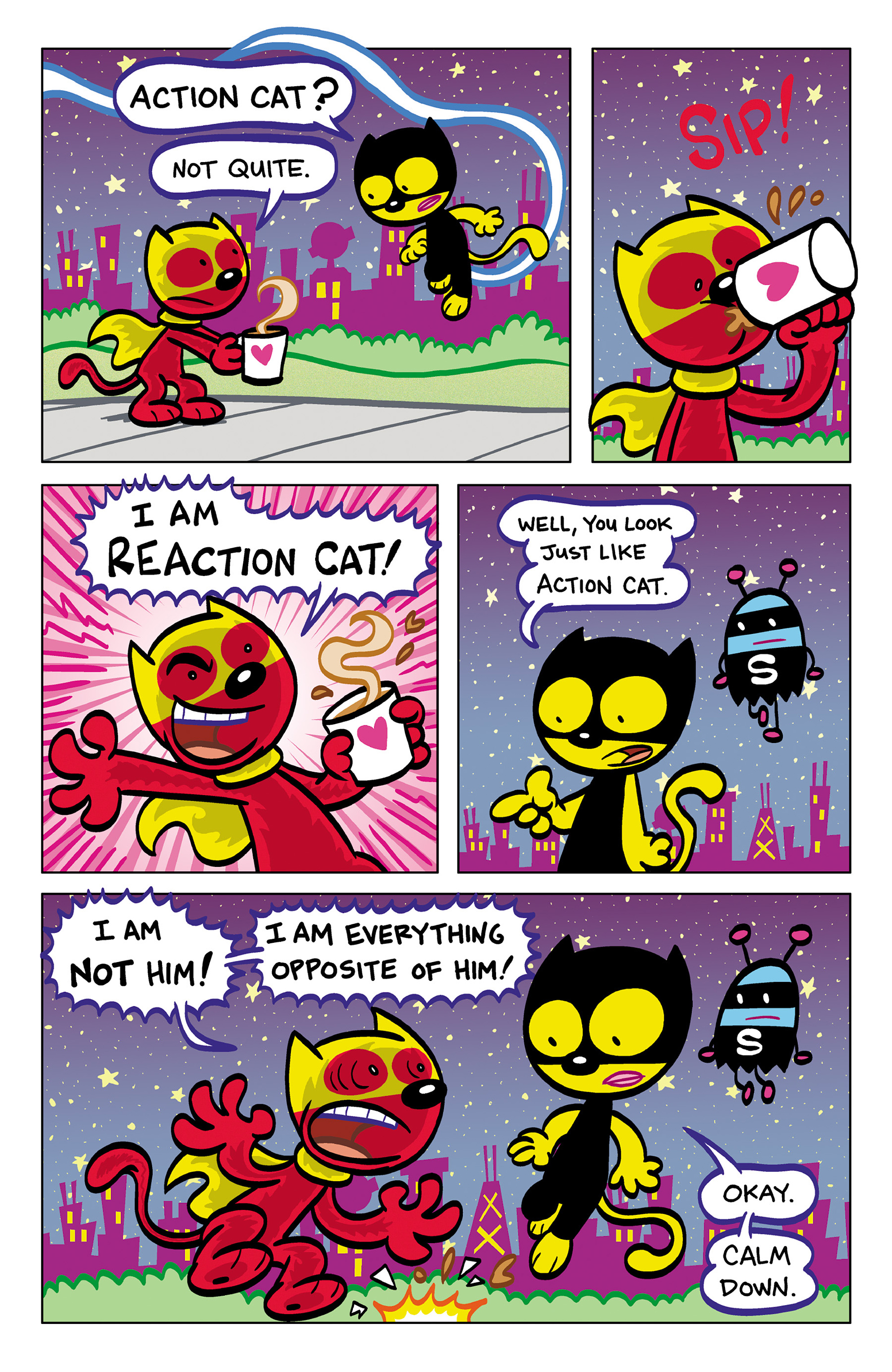 Read online Aw Yeah Comics: Action Cat & Adventure Bug comic -  Issue #2 - 5