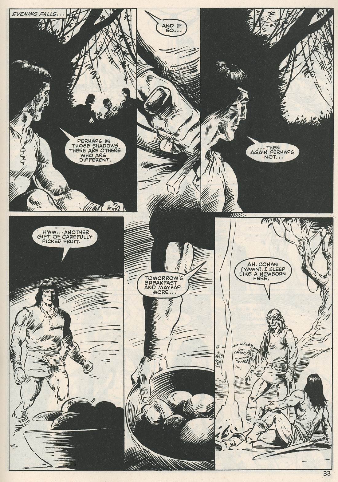 Read online The Savage Sword Of Conan comic -  Issue #115 - 33