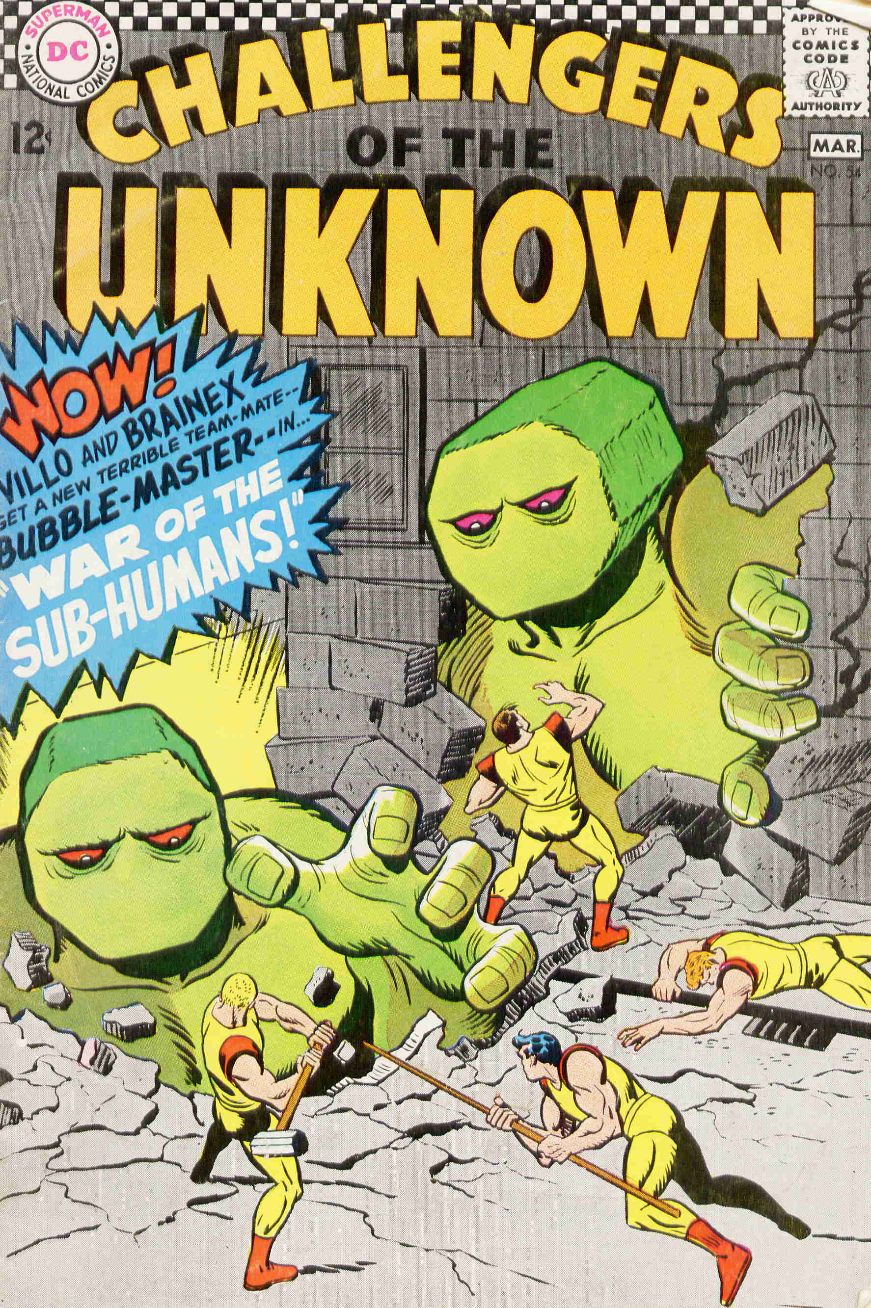 Read online Challengers of the Unknown (1958) comic -  Issue #54 - 1