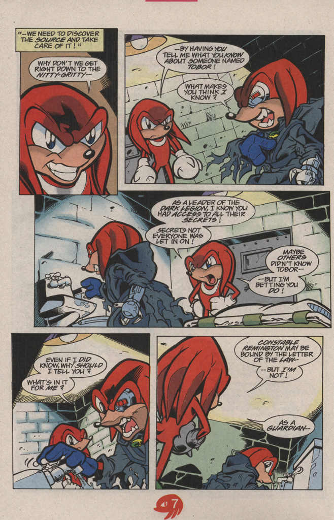 Read online Knuckles the Echidna comic -  Issue #18 - 12