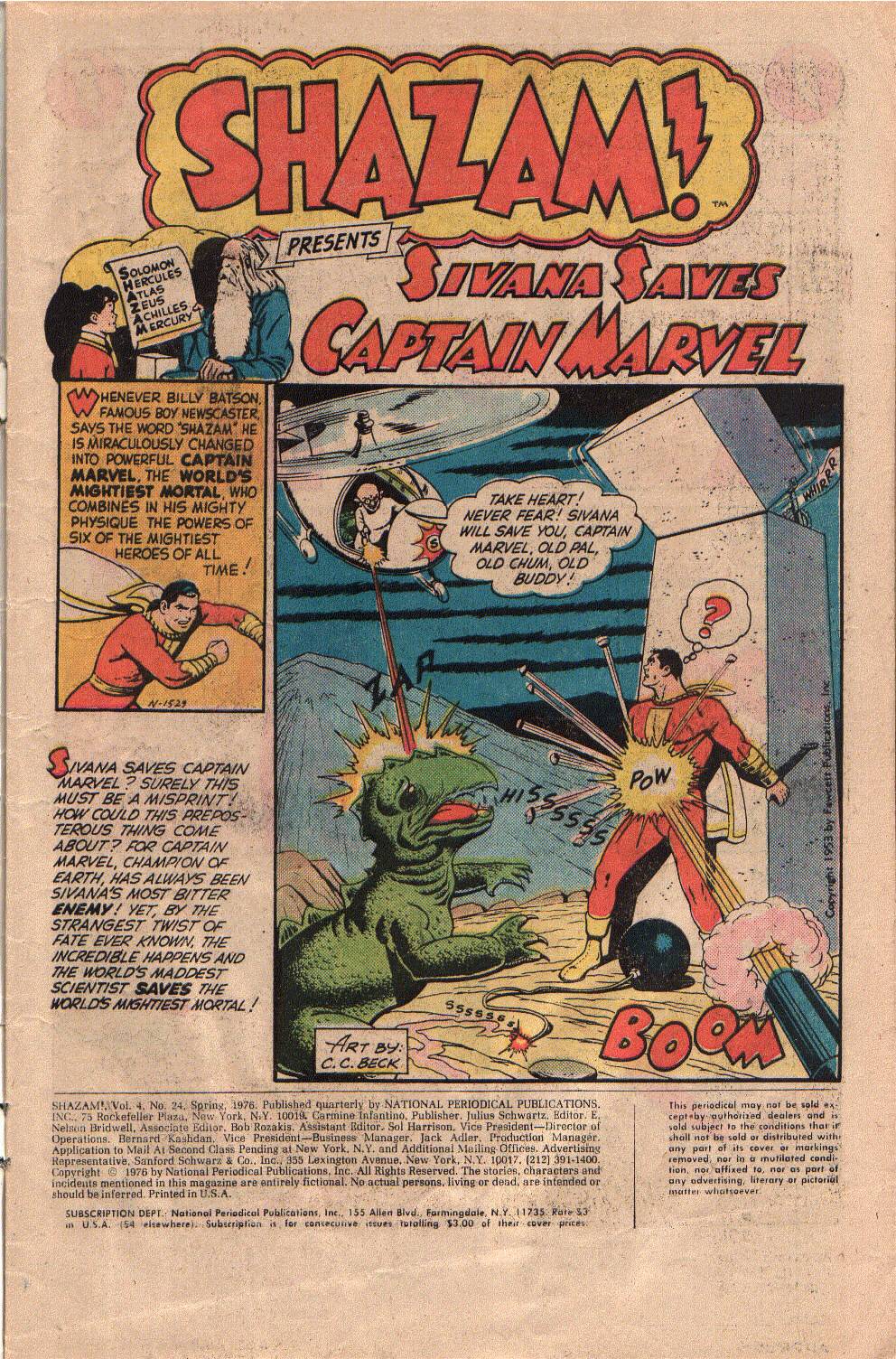Read online Shazam! (1973) comic -  Issue #24 - 3