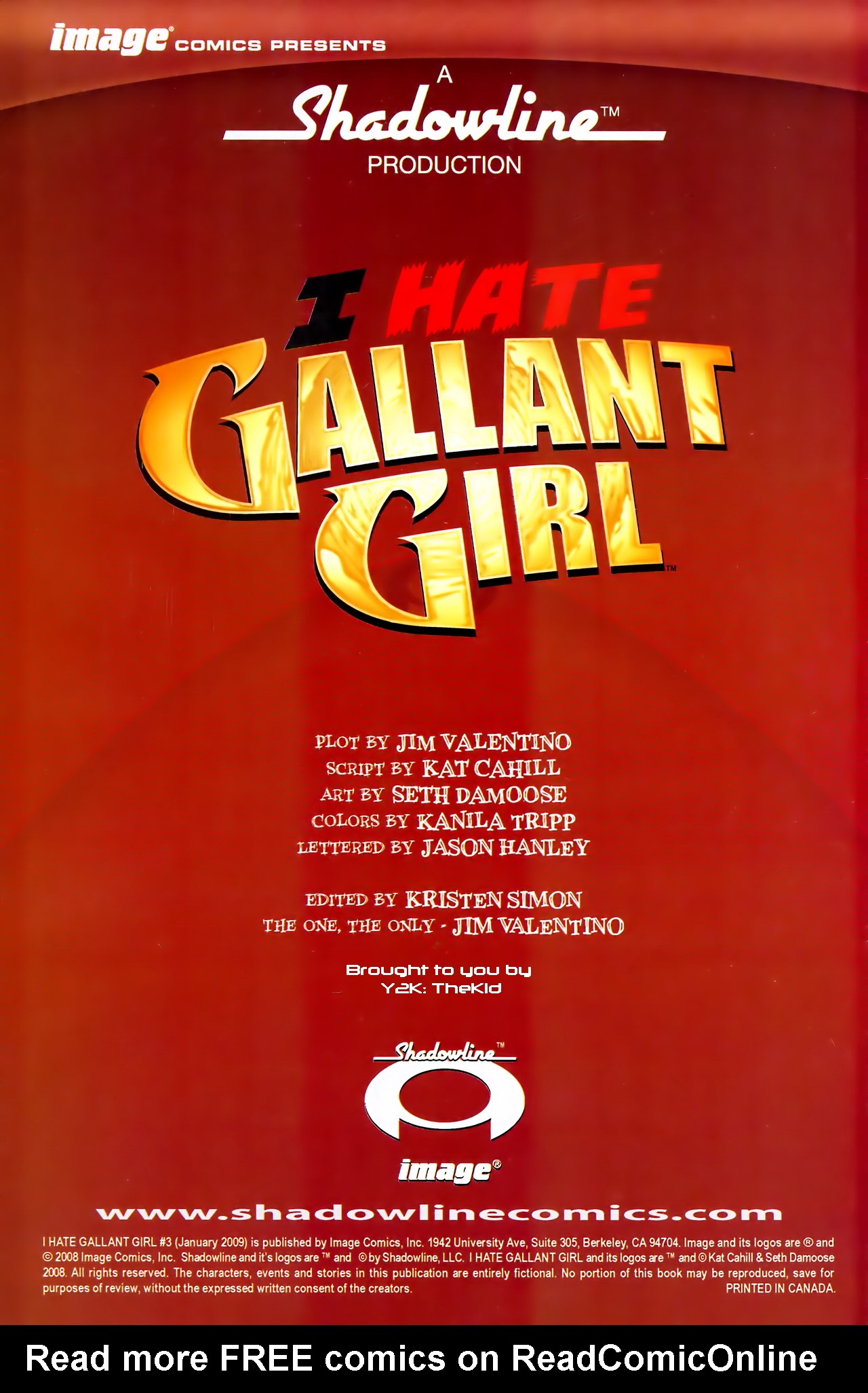 Read online I Hate Gallant Girl comic -  Issue #3 - 2