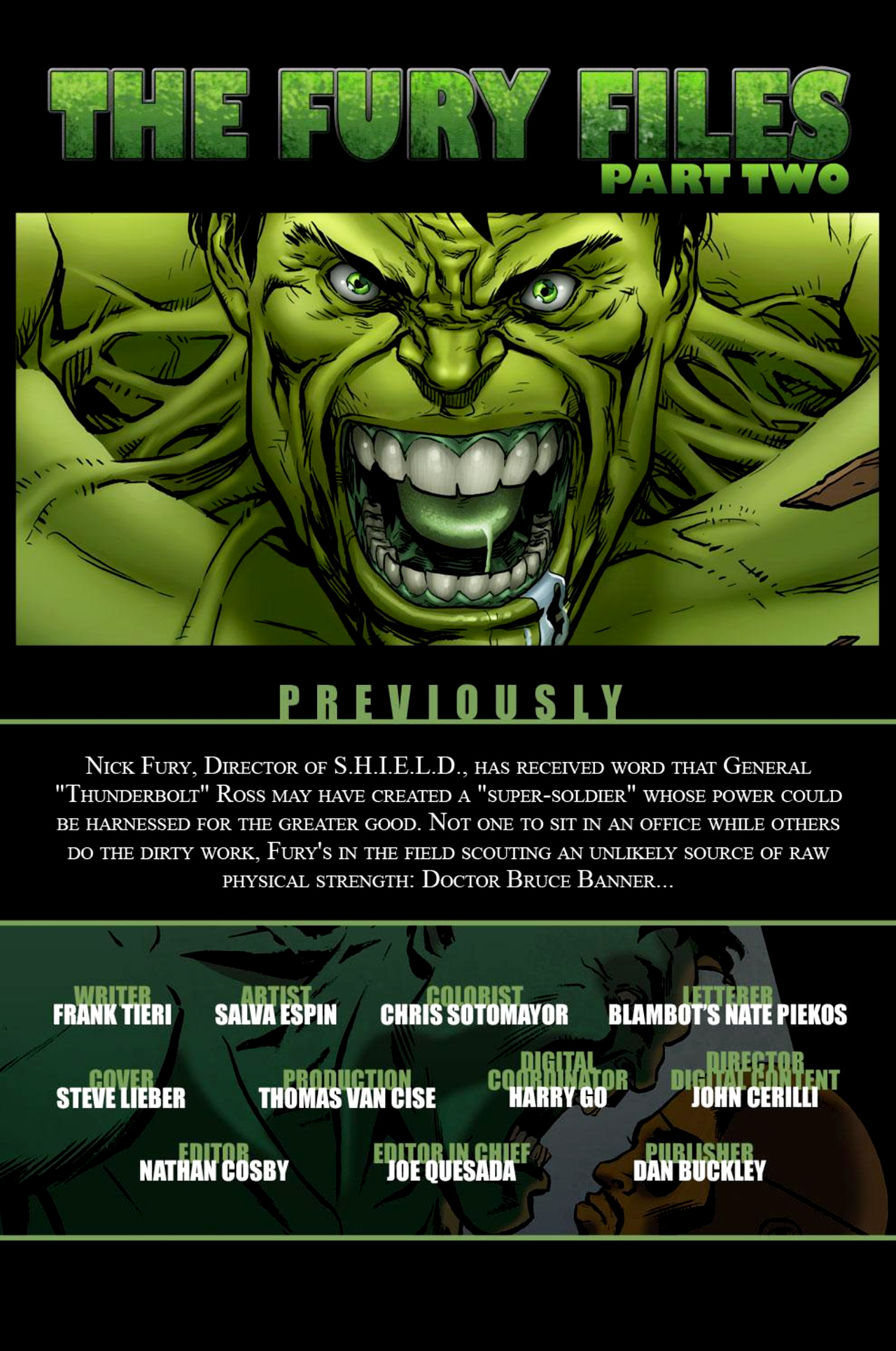 Read online Incredible Hulk: The Fury Files comic -  Issue #2 - 2