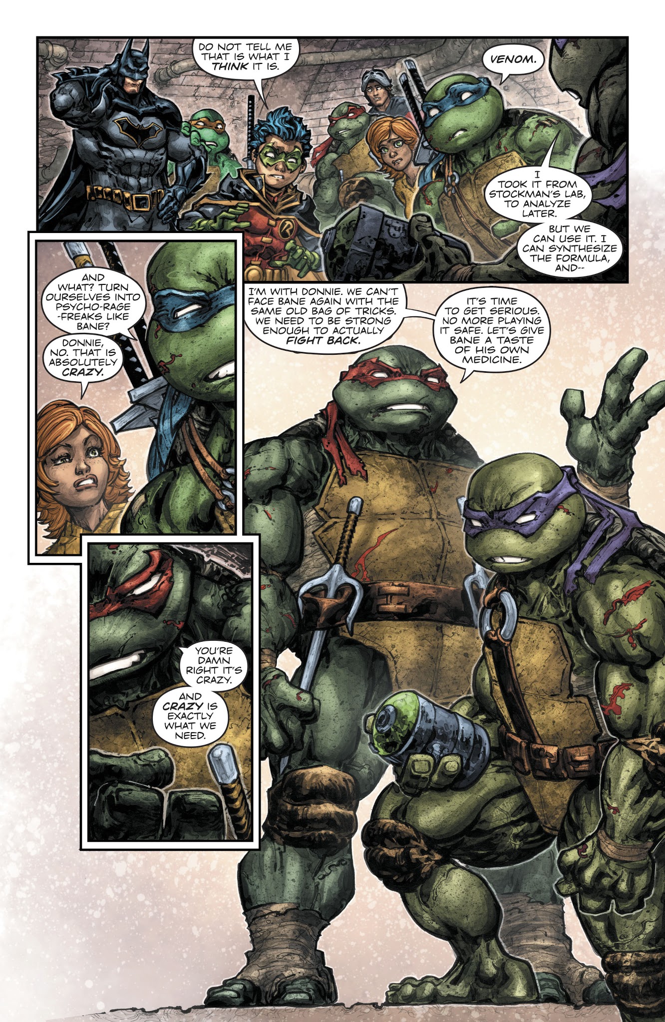 Read online Batman/Teenage Mutant Ninja Turtles II comic -  Issue #4 - 16