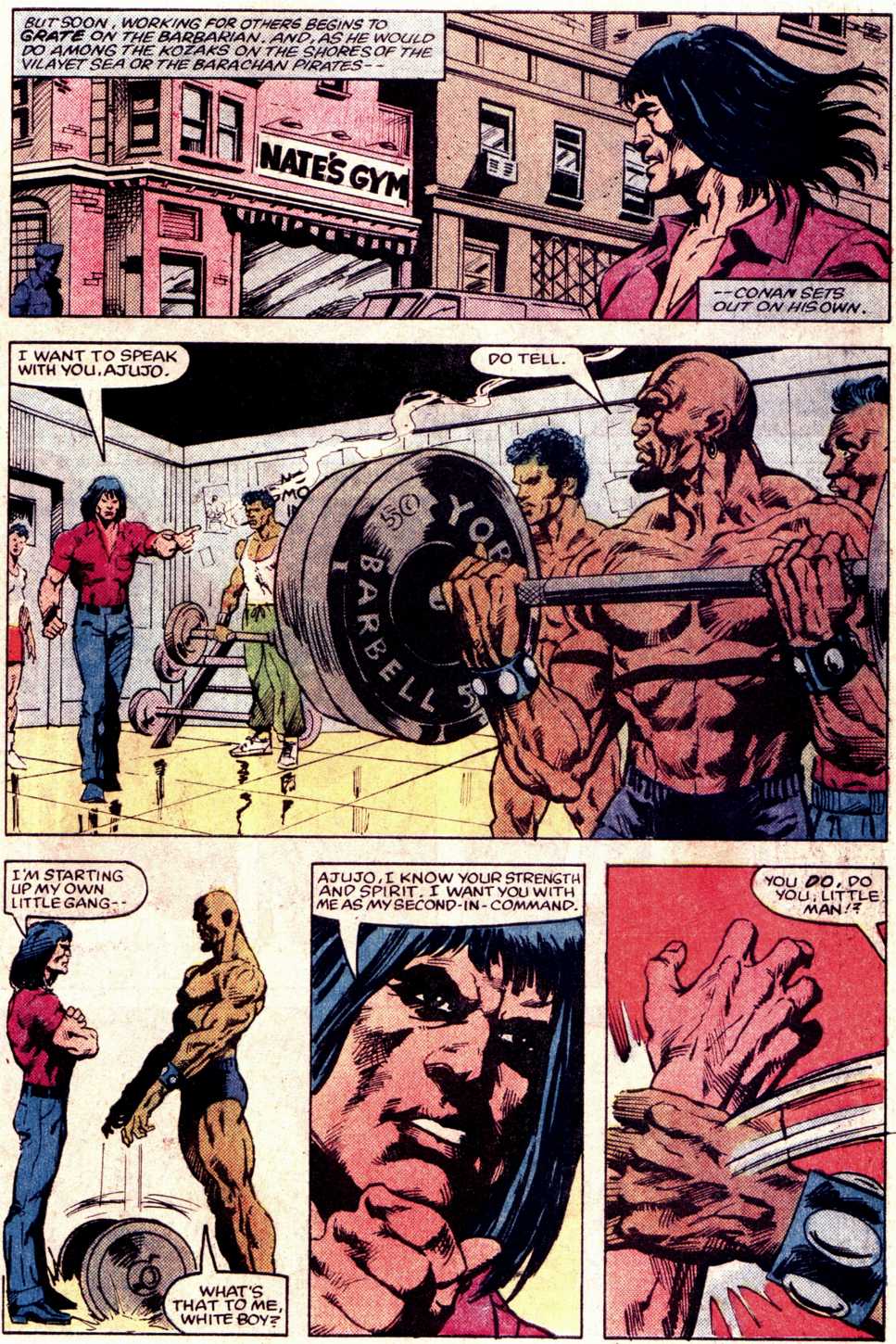 What If? (1977) issue 43 - Conan the Barbarian were stranded in the 20th century - Page 14