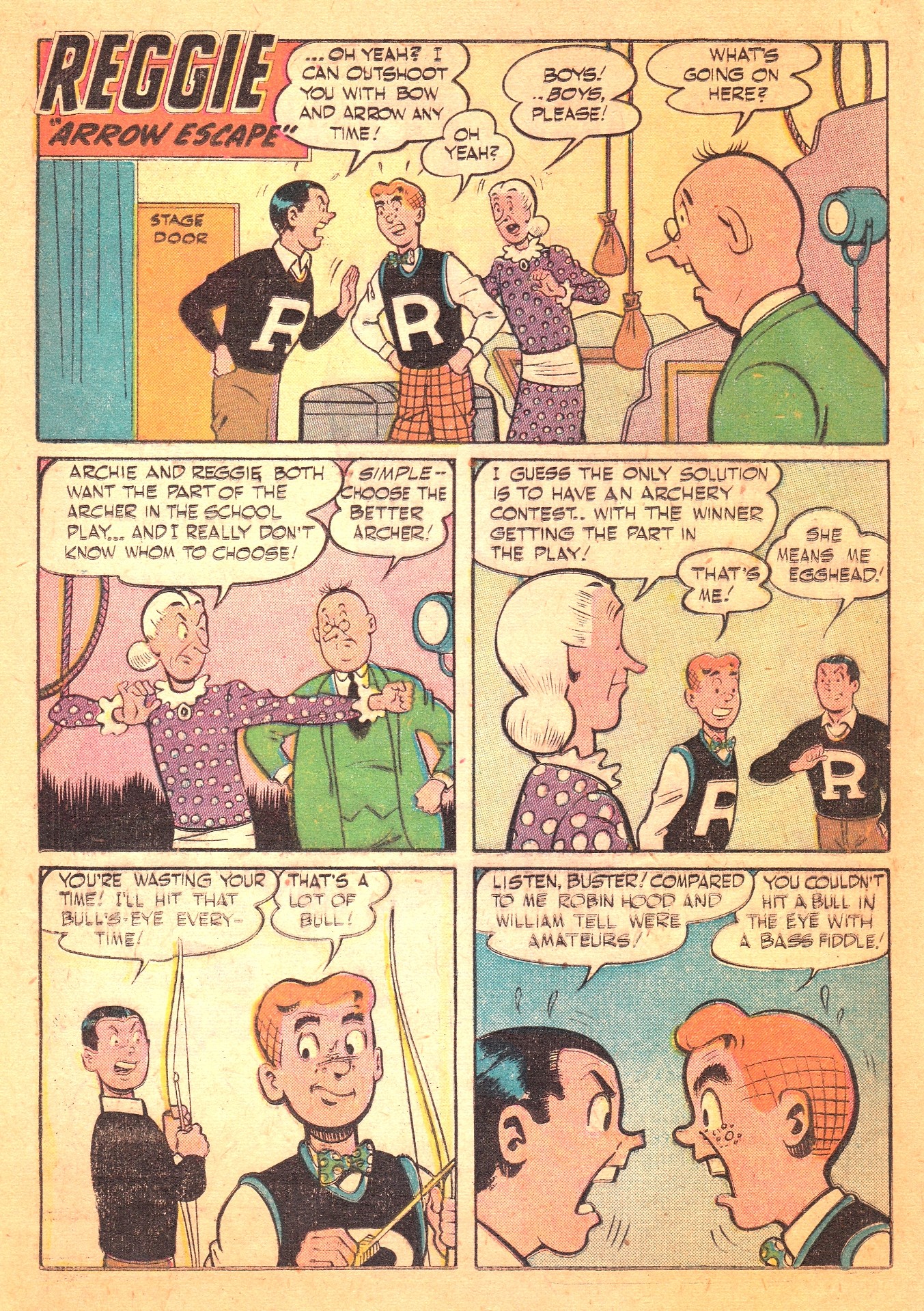 Read online Archie's Rival Reggie comic -  Issue #10 - 12