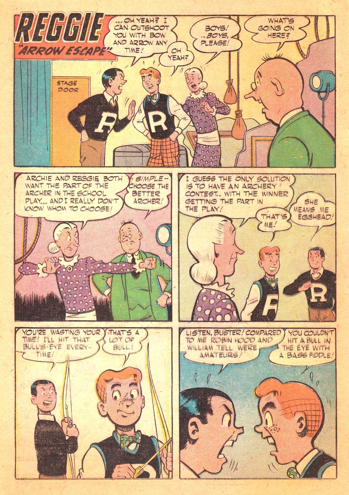 Read online Archie's Rival Reggie comic -  Issue #10 - 12