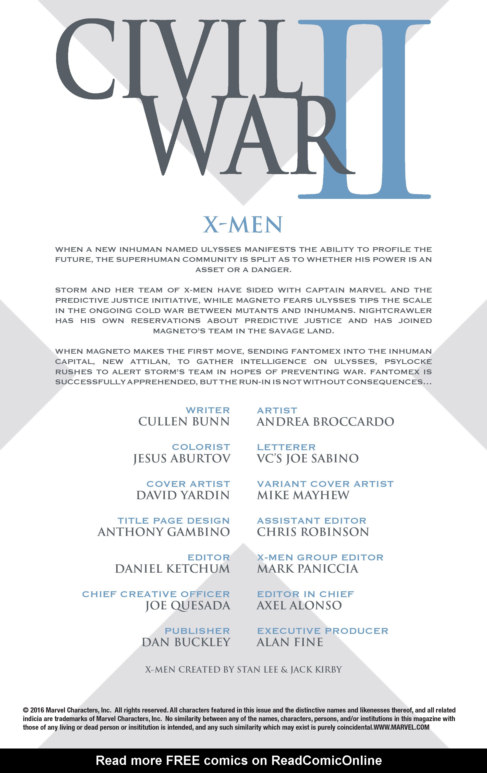 Read online Civil War II: X-Men comic -  Issue #3 - 2