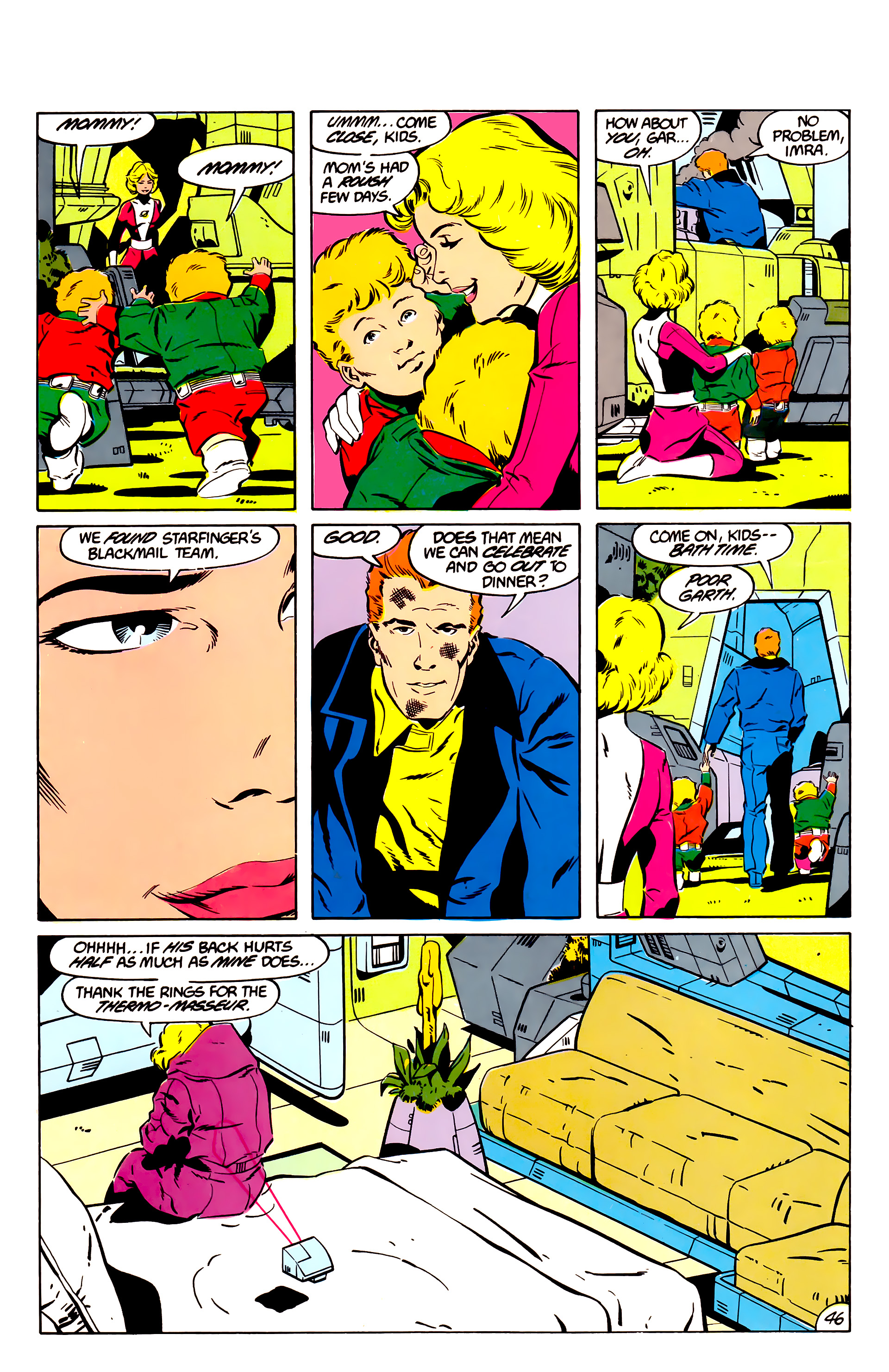 Read online Legion of Super-Heroes (1984) comic -  Issue #45 - 46