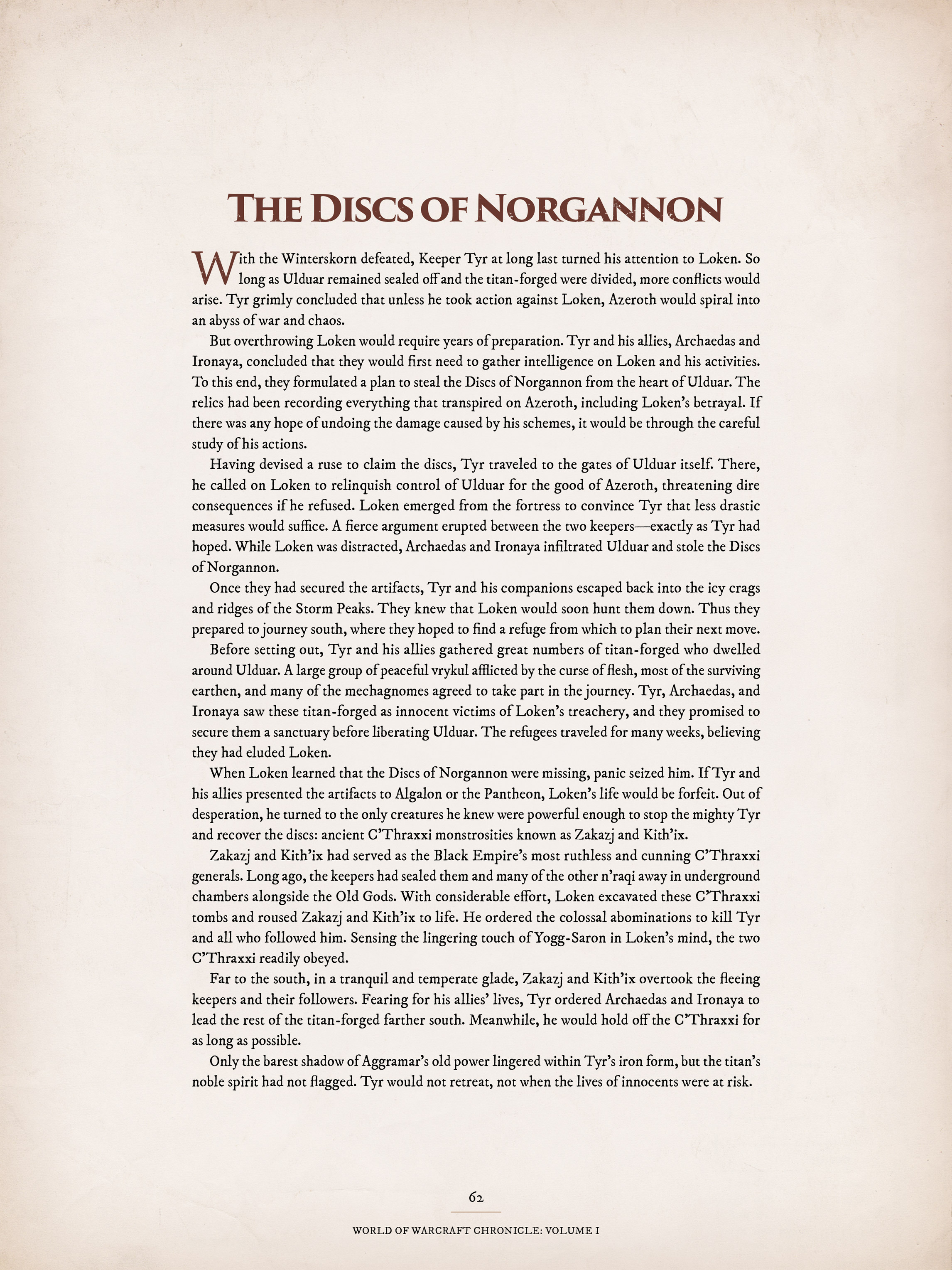 Read online World of Warcraft Chronicle Vol. 1 comic -  Issue # Full - 61