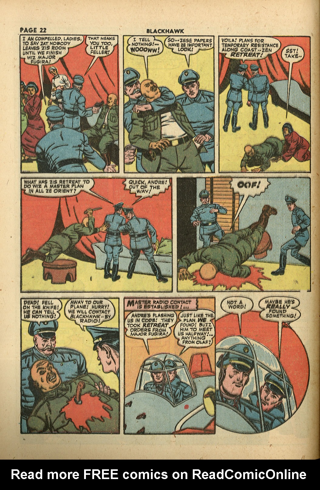 Read online Blackhawk (1957) comic -  Issue #9 - 24