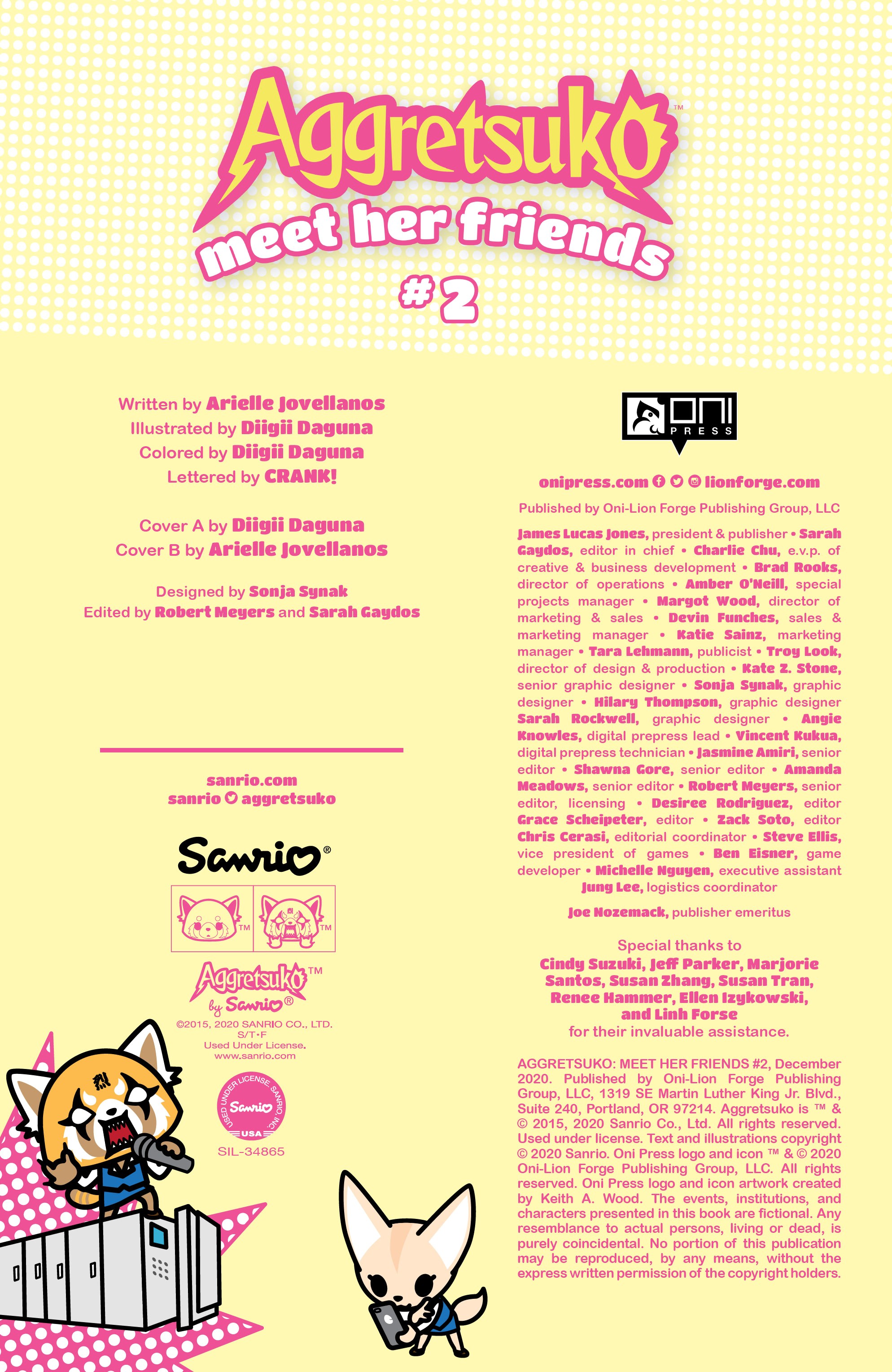 Read online Aggretsuko Meet Her Friends comic -  Issue #2 - 2