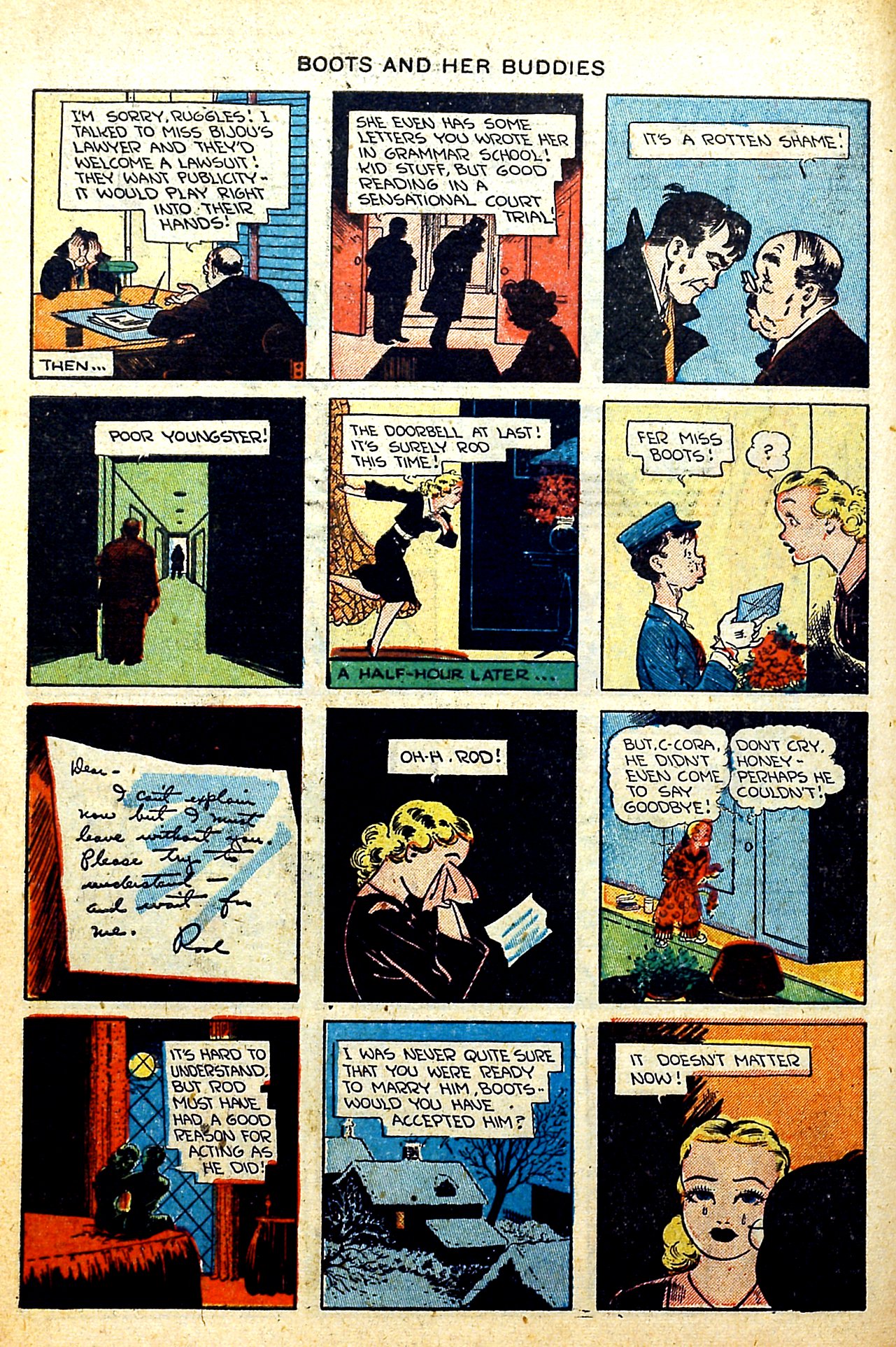 Read online Boots and Her Buddies (1948) comic -  Issue #8 - 10