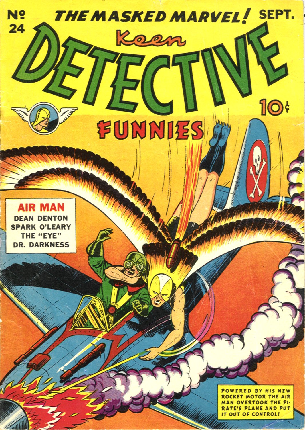 Read online Keen Detective Funnies comic -  Issue #24 - 1