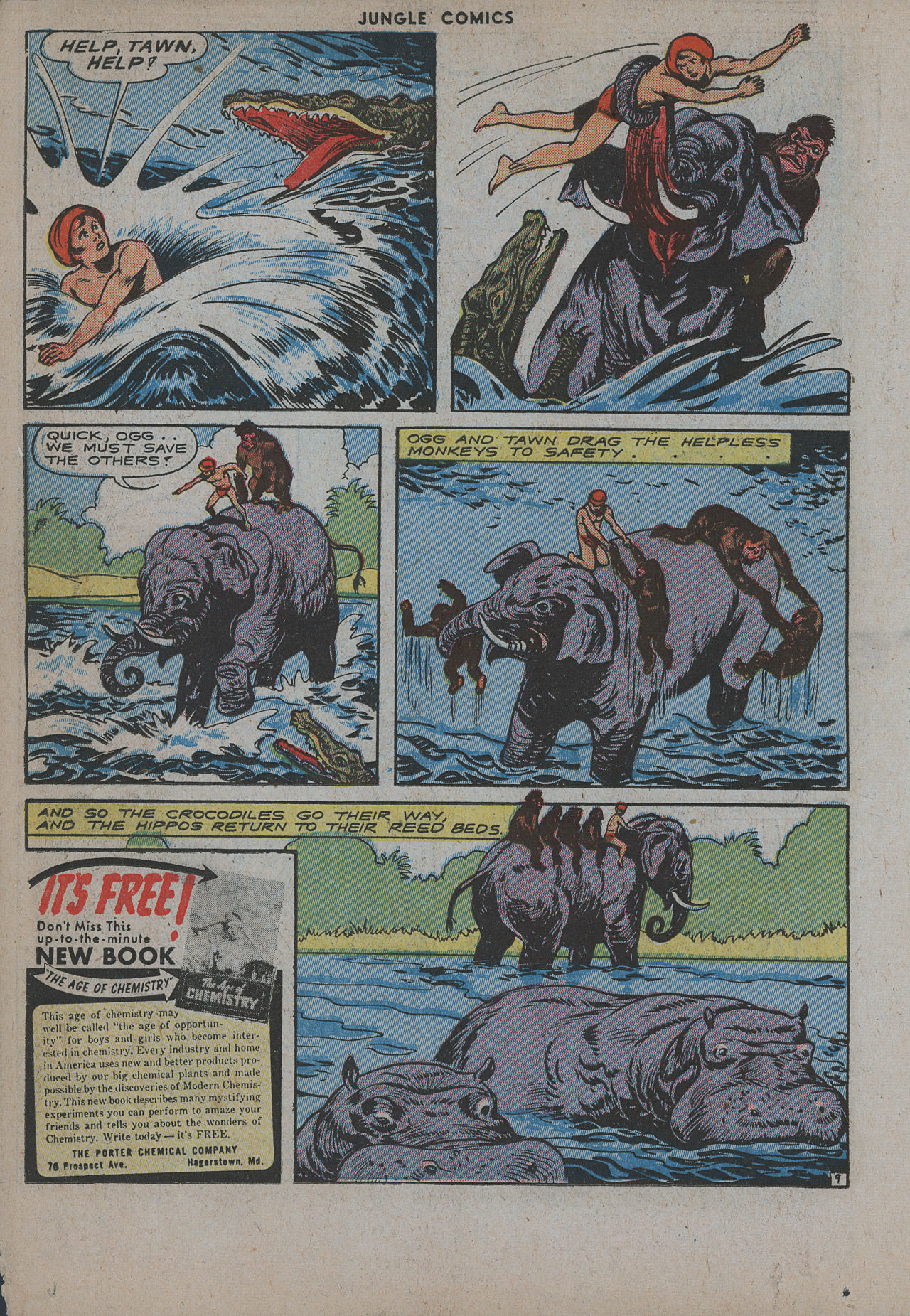 Read online Jungle Comics comic -  Issue #48 - 34