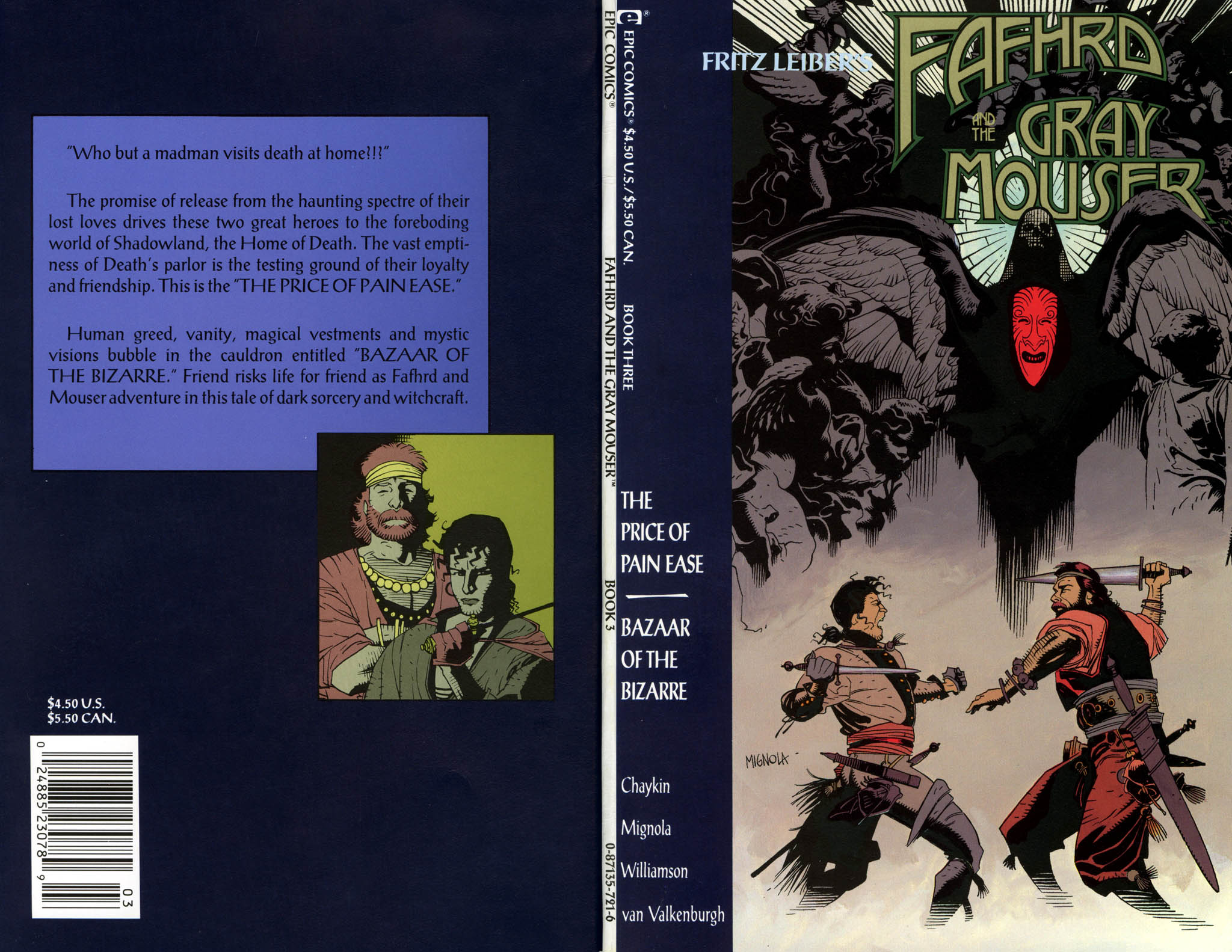 Read online Fafhrd and the Gray Mouser comic -  Issue #3 - 1