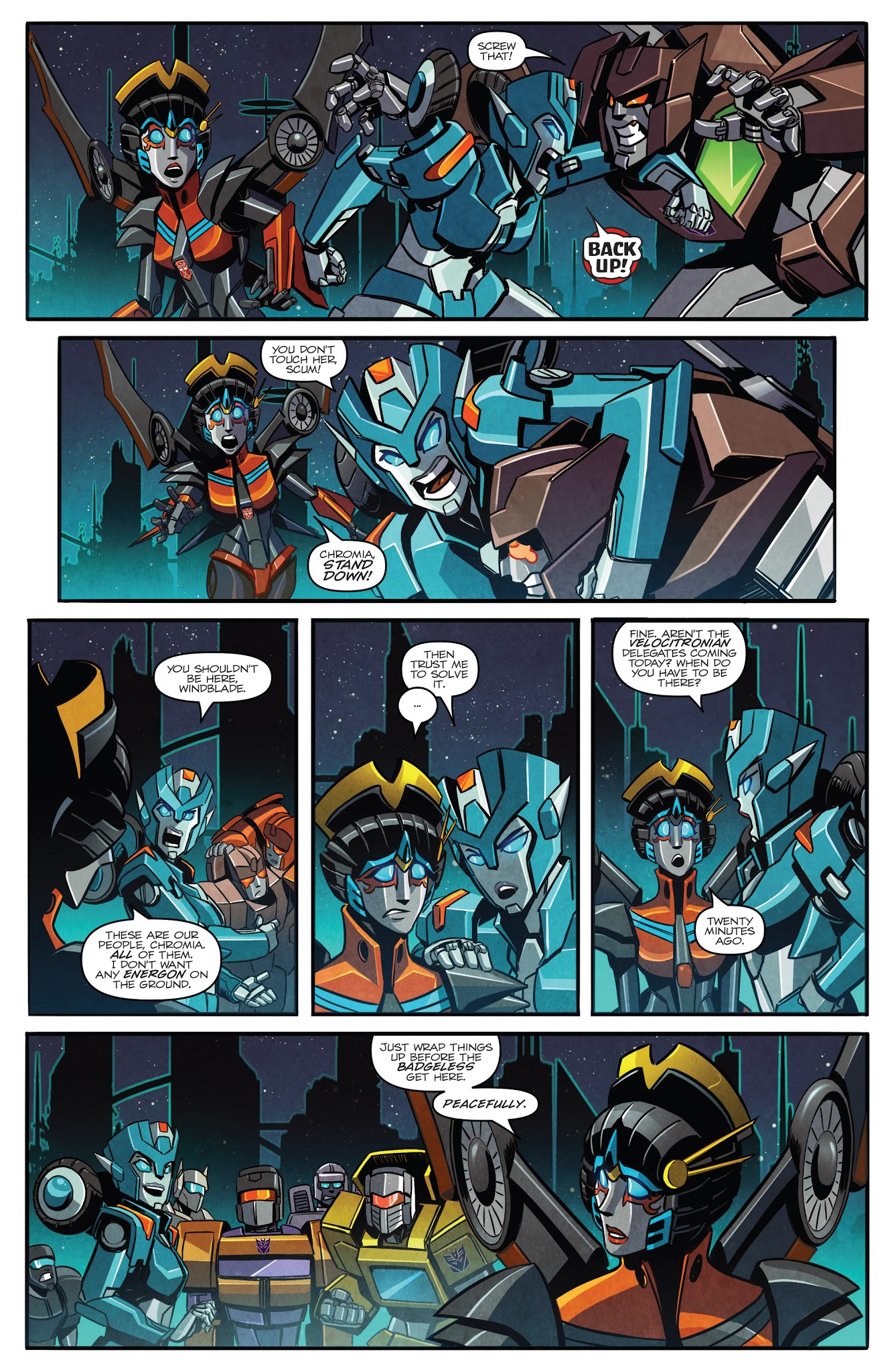 Read online The Transformers: Windblade (2018) comic -  Issue # TPB - 178