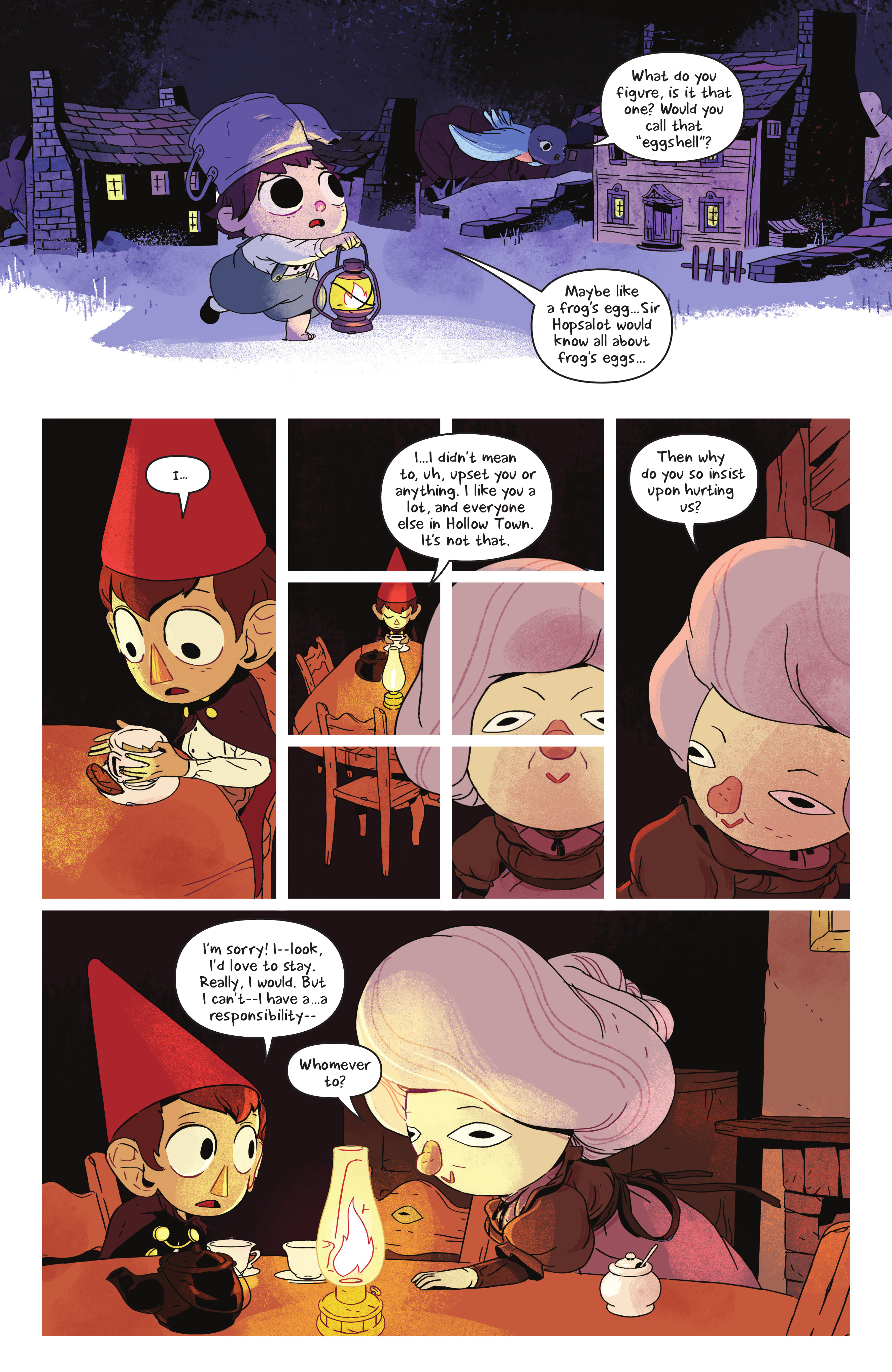 Read online Over the Garden Wall: Hollow Town comic -  Issue # TPB - 67