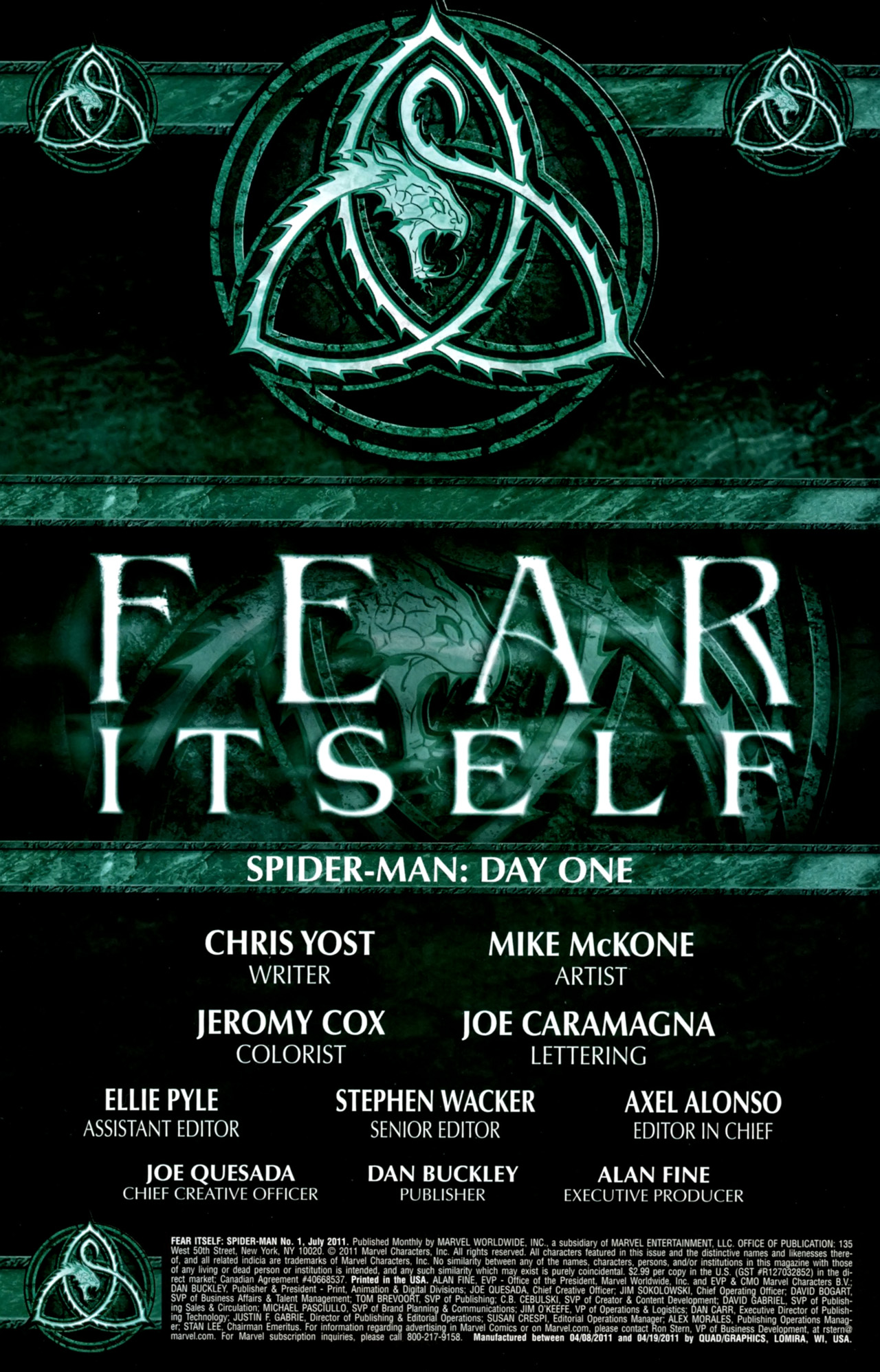 Read online Fear Itself: Spider-Man comic -  Issue #1 - 2