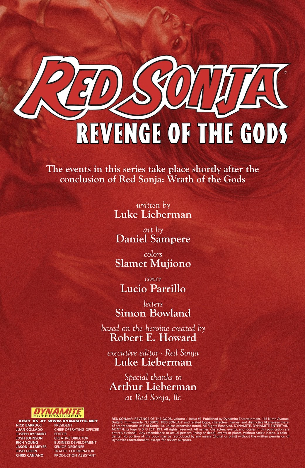 Red Sonja: Revenge of the Gods issue 3 - Page 2