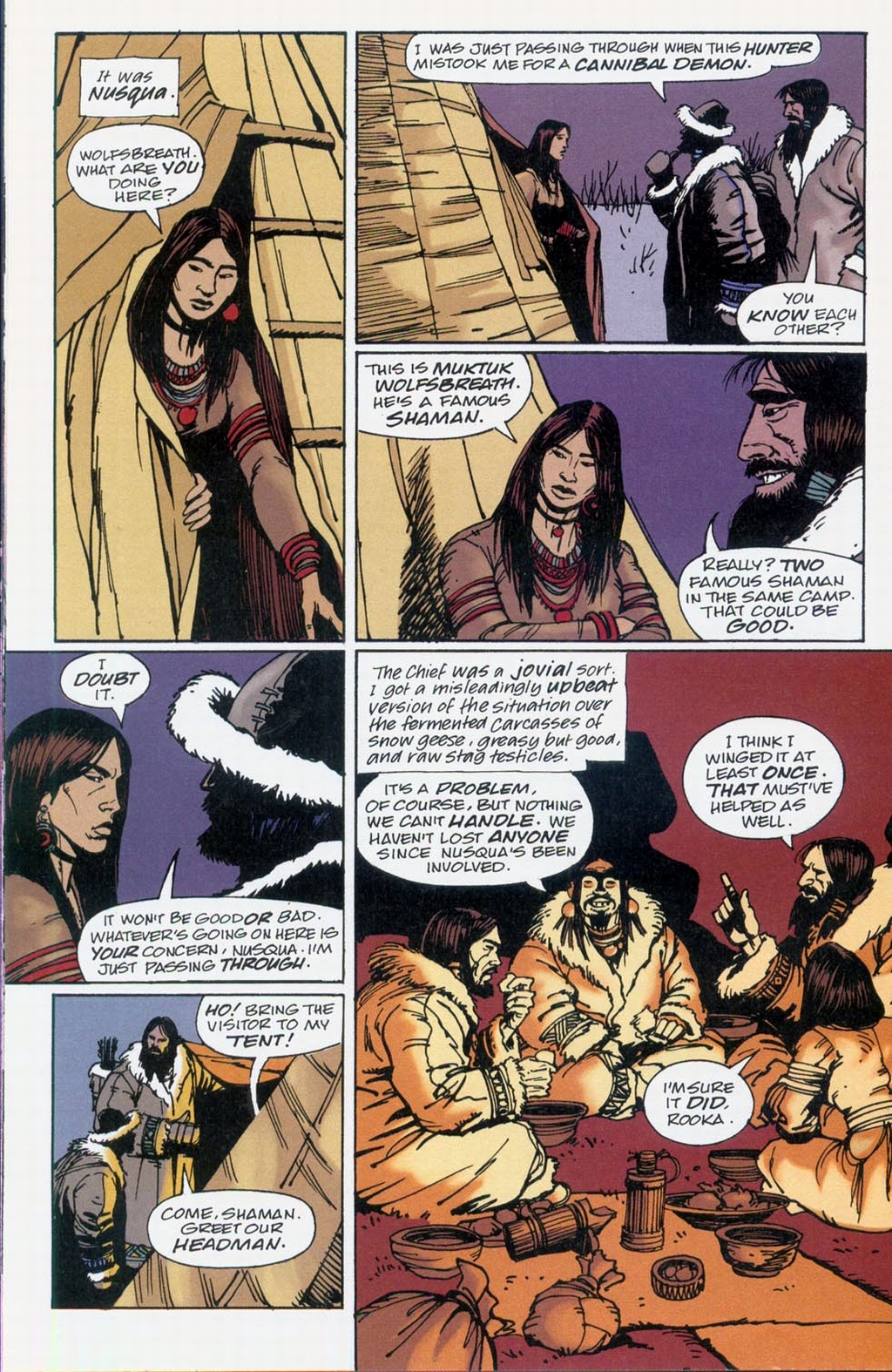 Read online Muktuk Wolfsbreath: Hard-Boiled Shaman comic -  Issue #1 - 10
