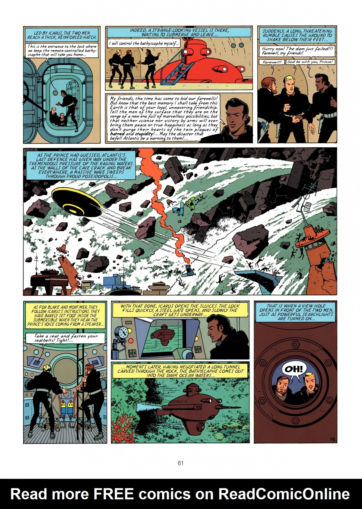 Read online Blake & Mortimer comic -  Issue #12 - 61