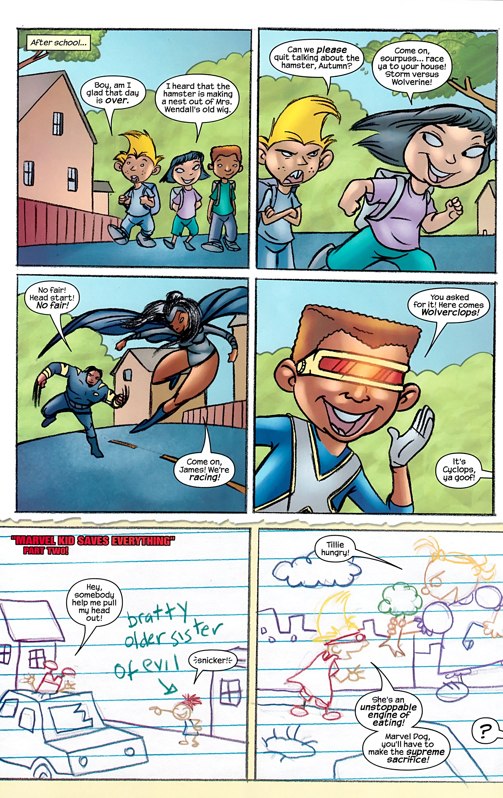 Read online Marvelous Adventures of Gus Beezer comic -  Issue # X-Men - 16