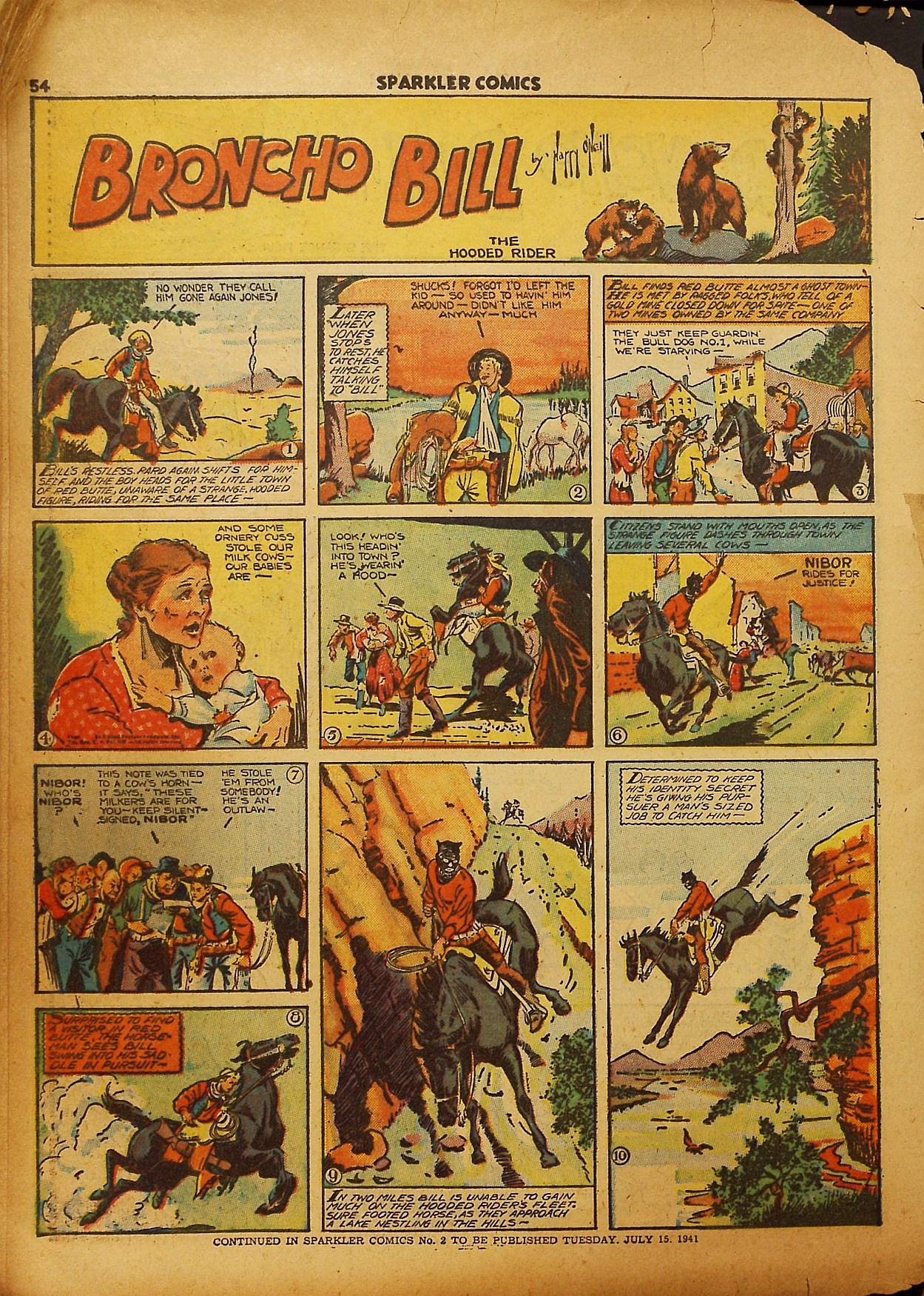 Read online Sparkler Comics comic -  Issue #1 - 57