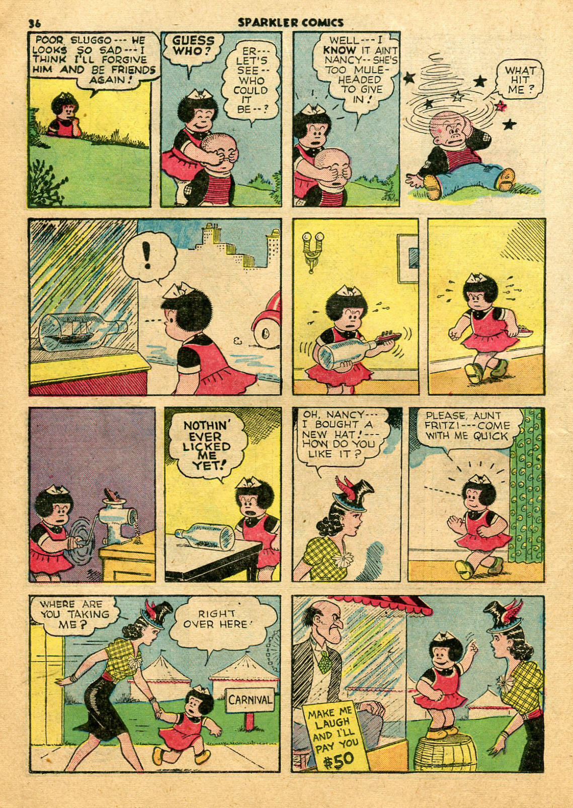 Read online Sparkler Comics comic -  Issue #23 - 34