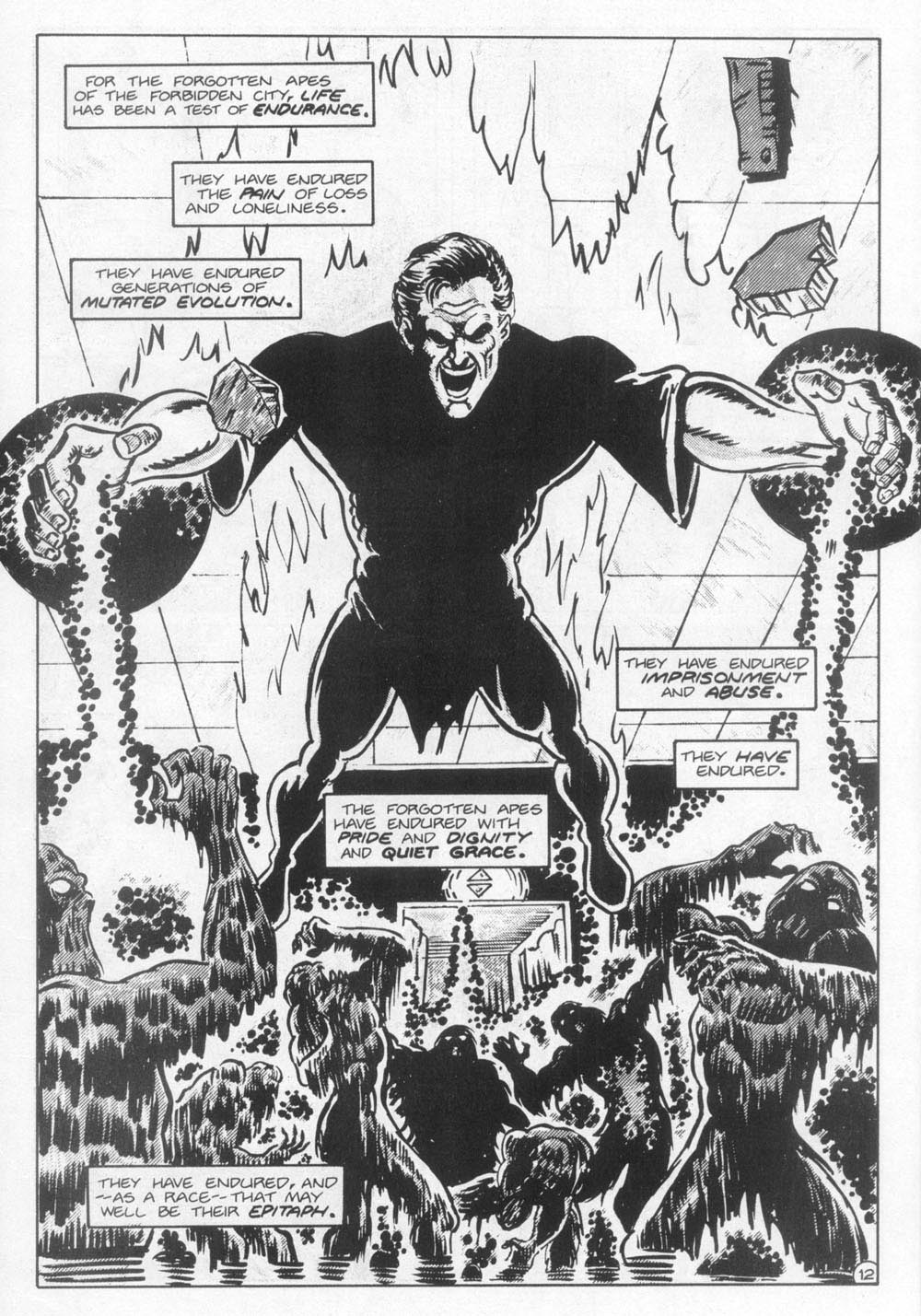 Read online Planet of the Apes (1990) comic -  Issue #21 - 14